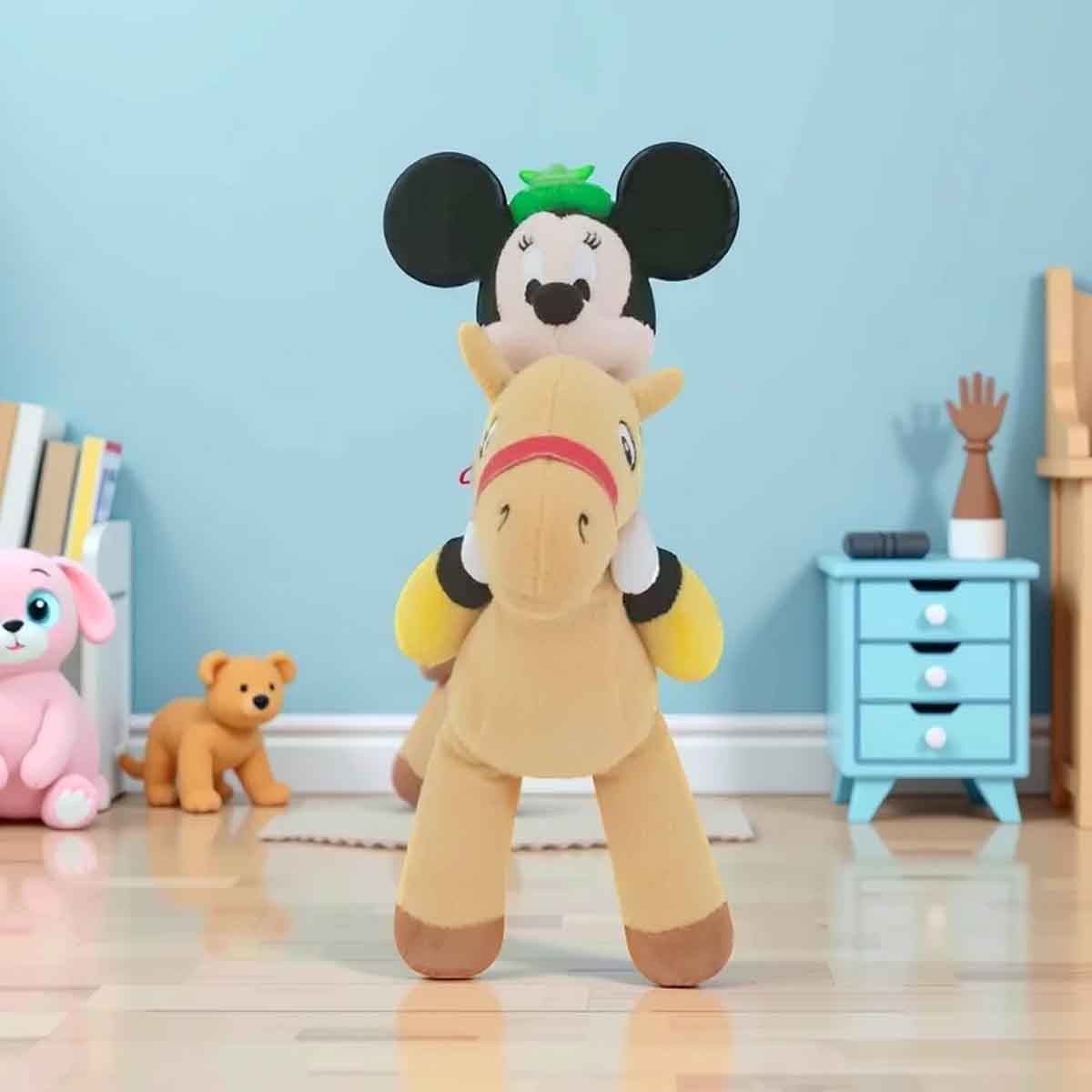 ديزني ميني اون كاميل دمية محشوة 13 إنش للبنات، 3-4 سنوات