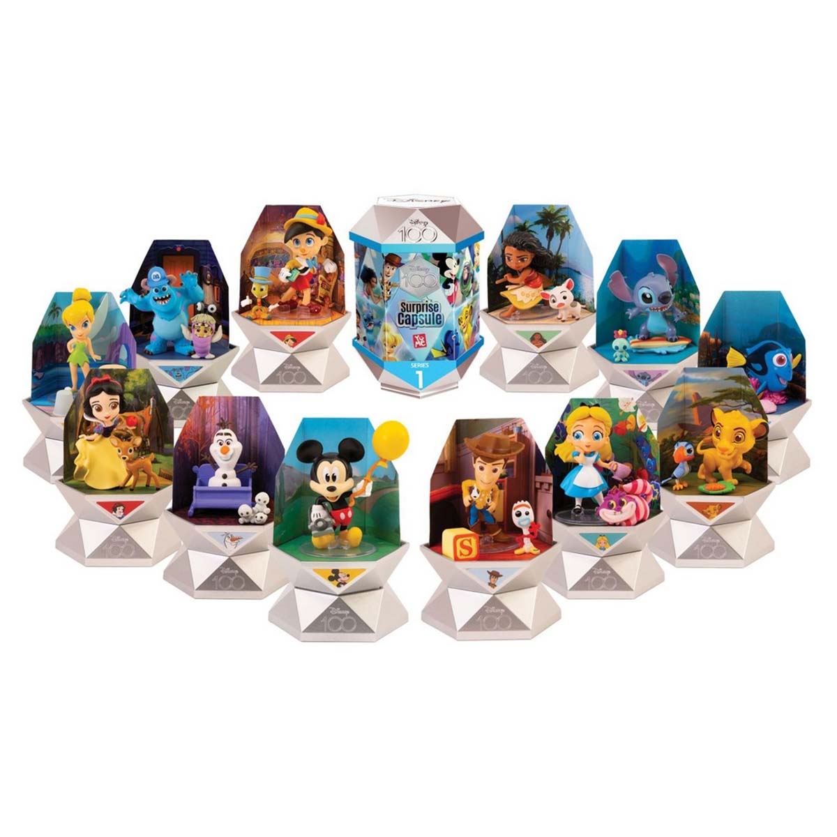 Disney 19551 Surprise Capsule Series 1 Assorted Action Figure Unisex, 3-4 Years