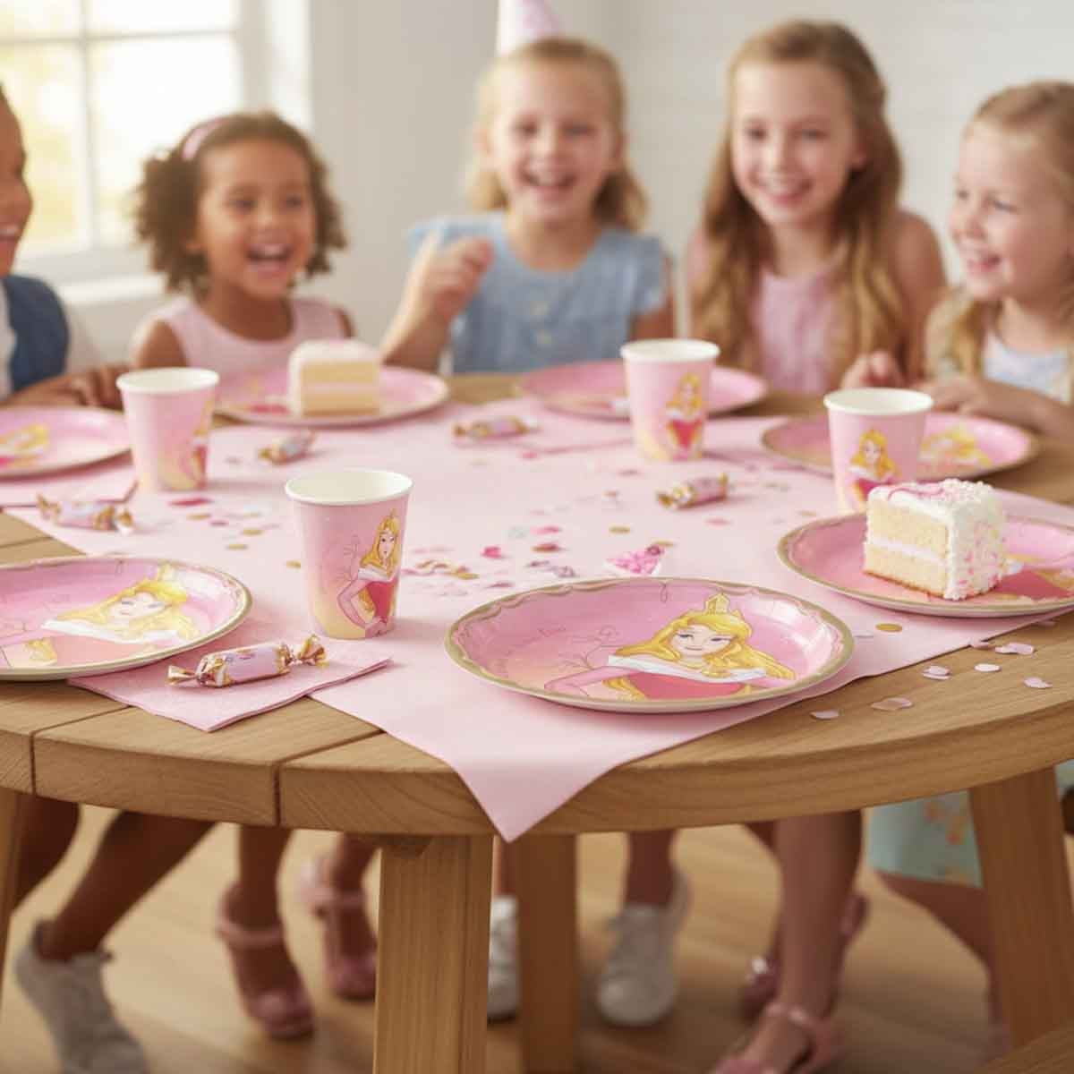 Disney Princess 8-Piece 9" Aurora Paper Plate Set