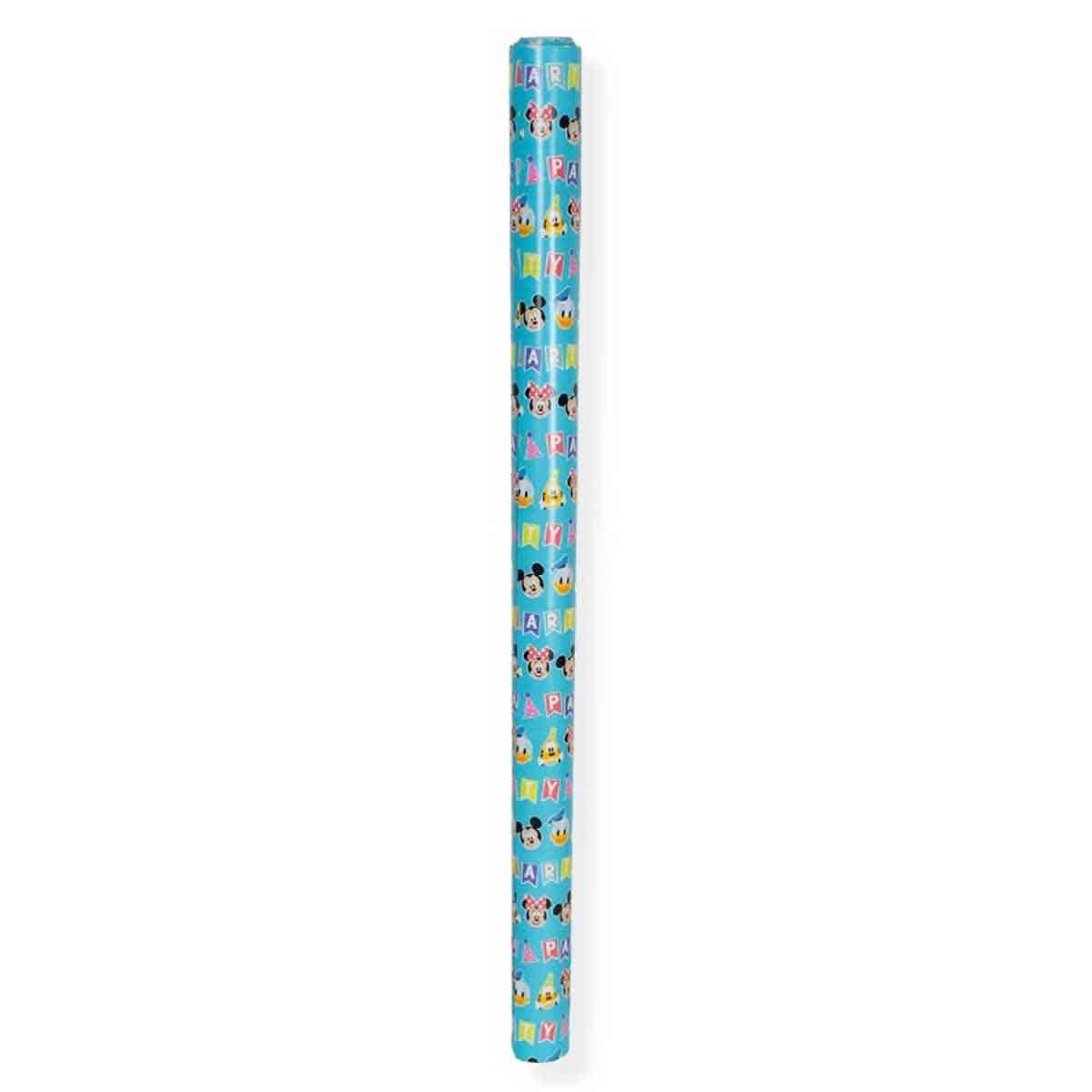 Mickey & Friends Disney Blue Gift Wrap