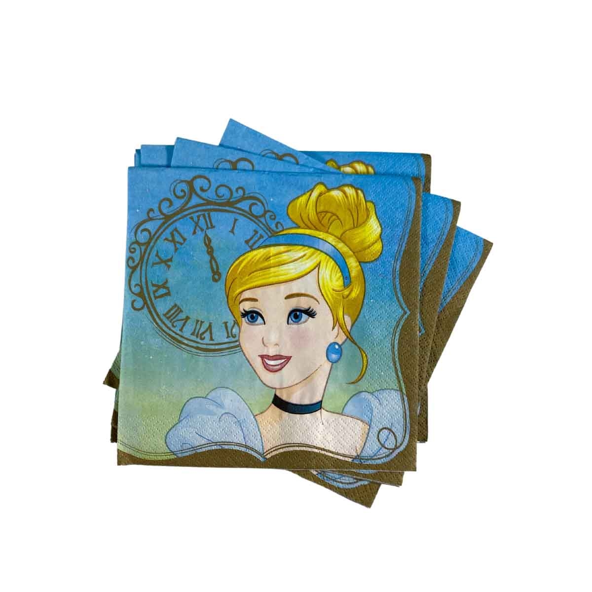 Disney Princess 16-Piece Cinderella Lunch Napkin Set