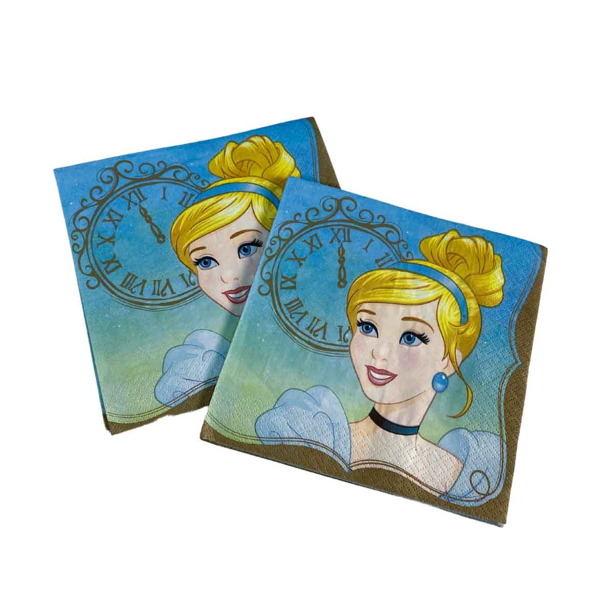 Disney Princess 16-Piece Cinderella Lunch Napkin Set