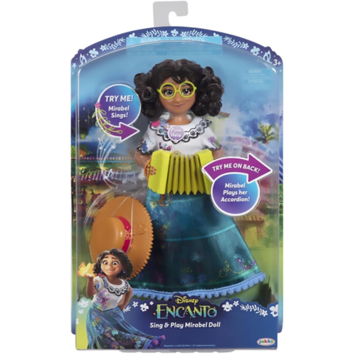 Disney Encanto Musical Mirabel Singing Fashion Doll Girls, 3-4 Years