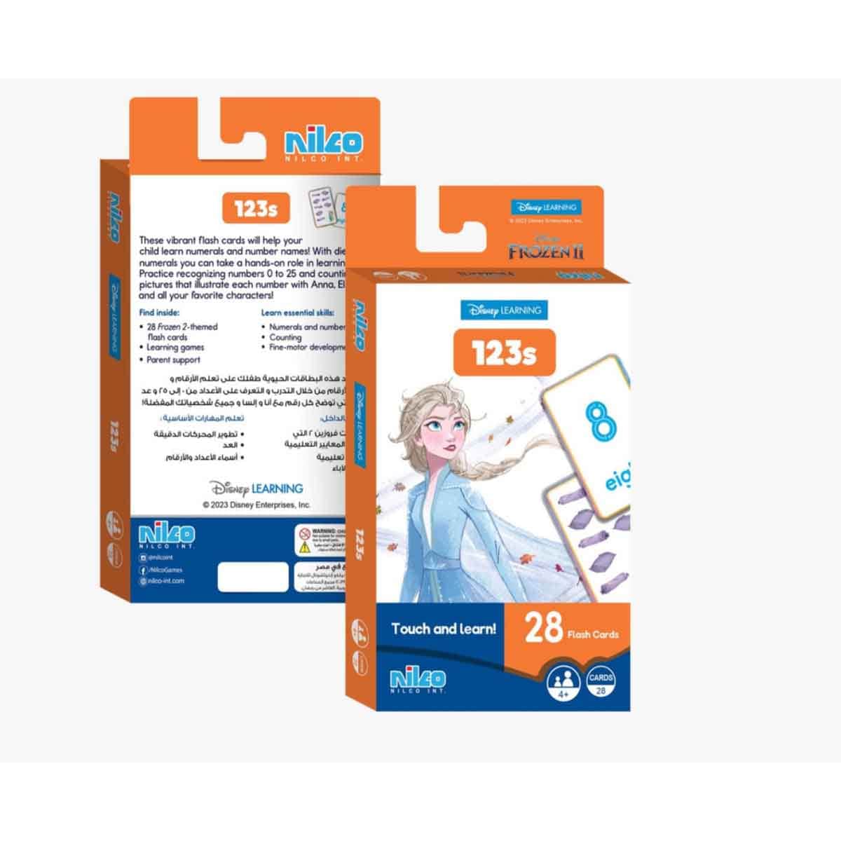 Disney Learning Frozen1 28 Counting Flash Card Unisex, 5-7