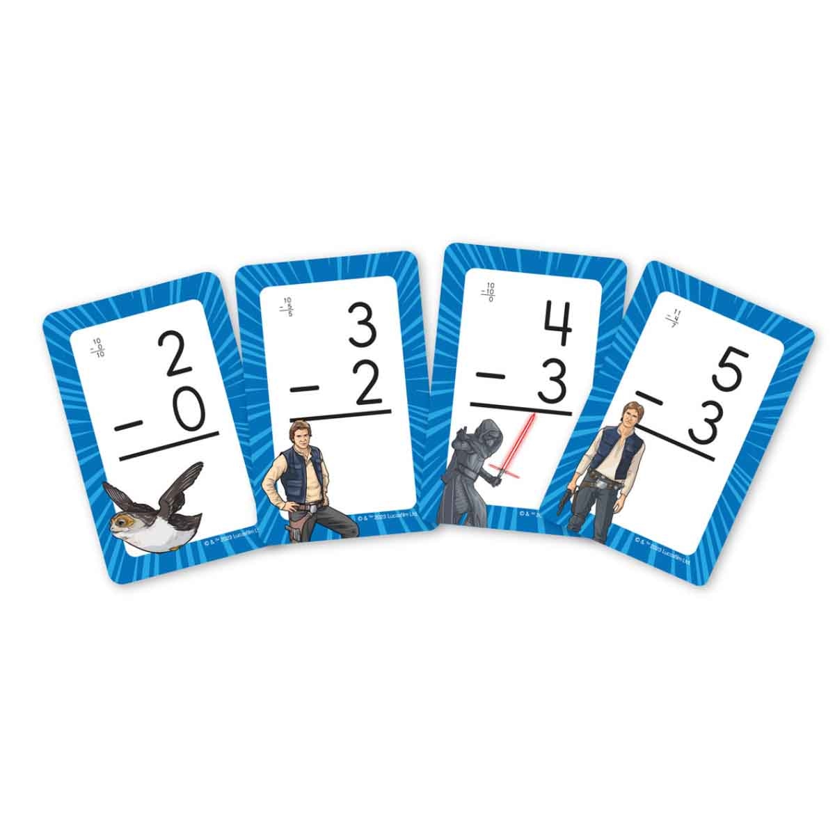 ديزني ليرننغ حرب النجوم بطاقات تعليم الطرح 55 بطاقة للجنسين، عمر 5-7 سنوات