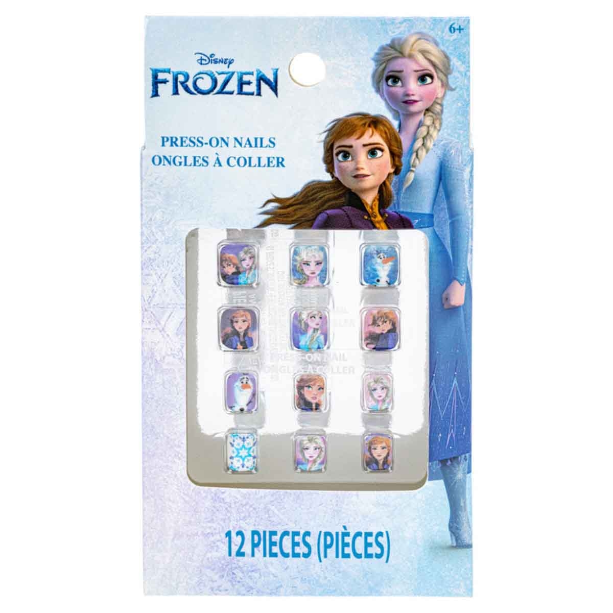 Disney Frozen 12-Piece Press-on-Nails Nail Art Girls, 5-7 Years