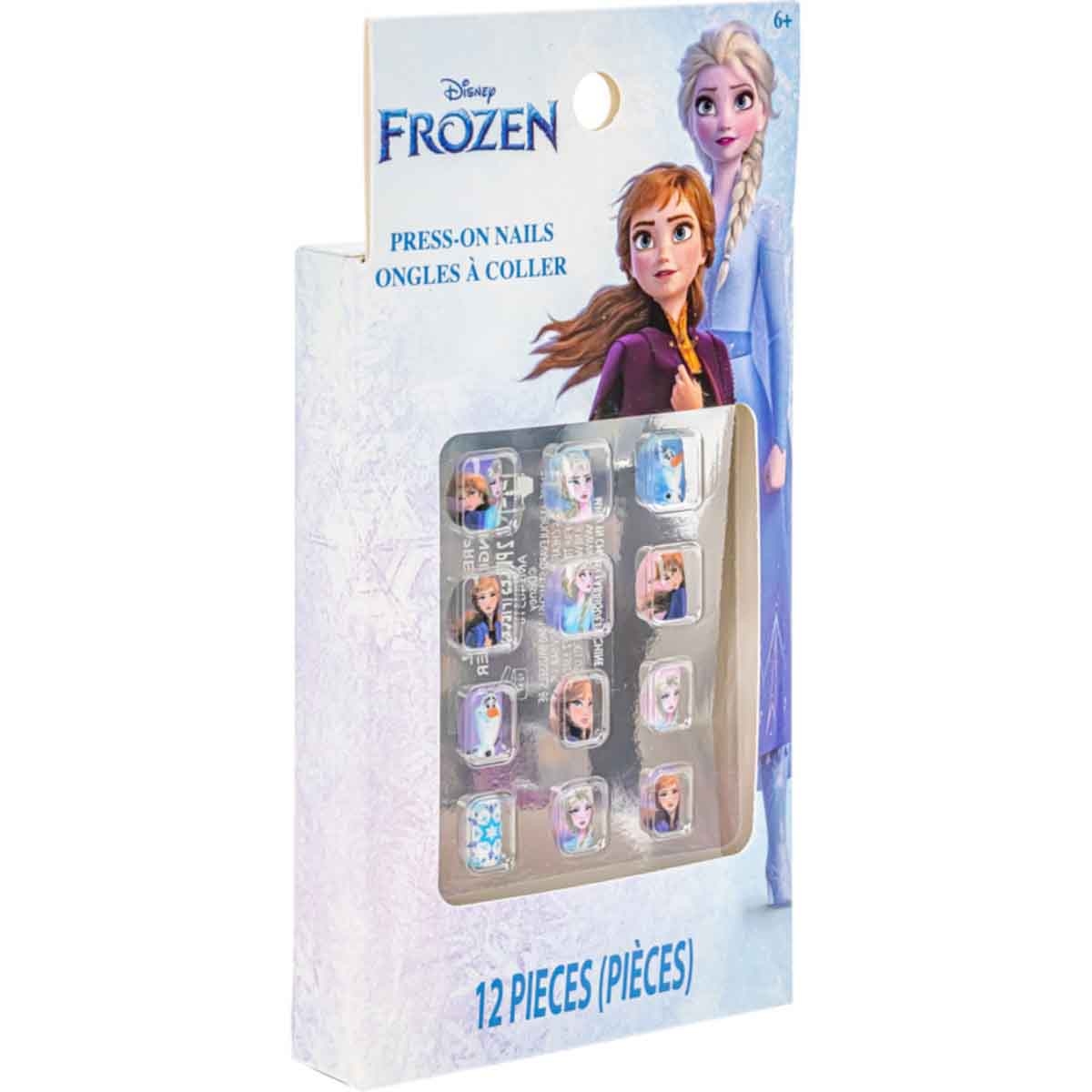 Disney Frozen 12-Piece Press-on-Nails Nail Art Girls, 5-7 Years