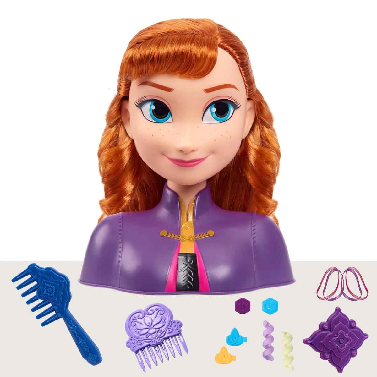 Disney Frozen 2 Basic Anna Styling Head Girls, 3-4 Years