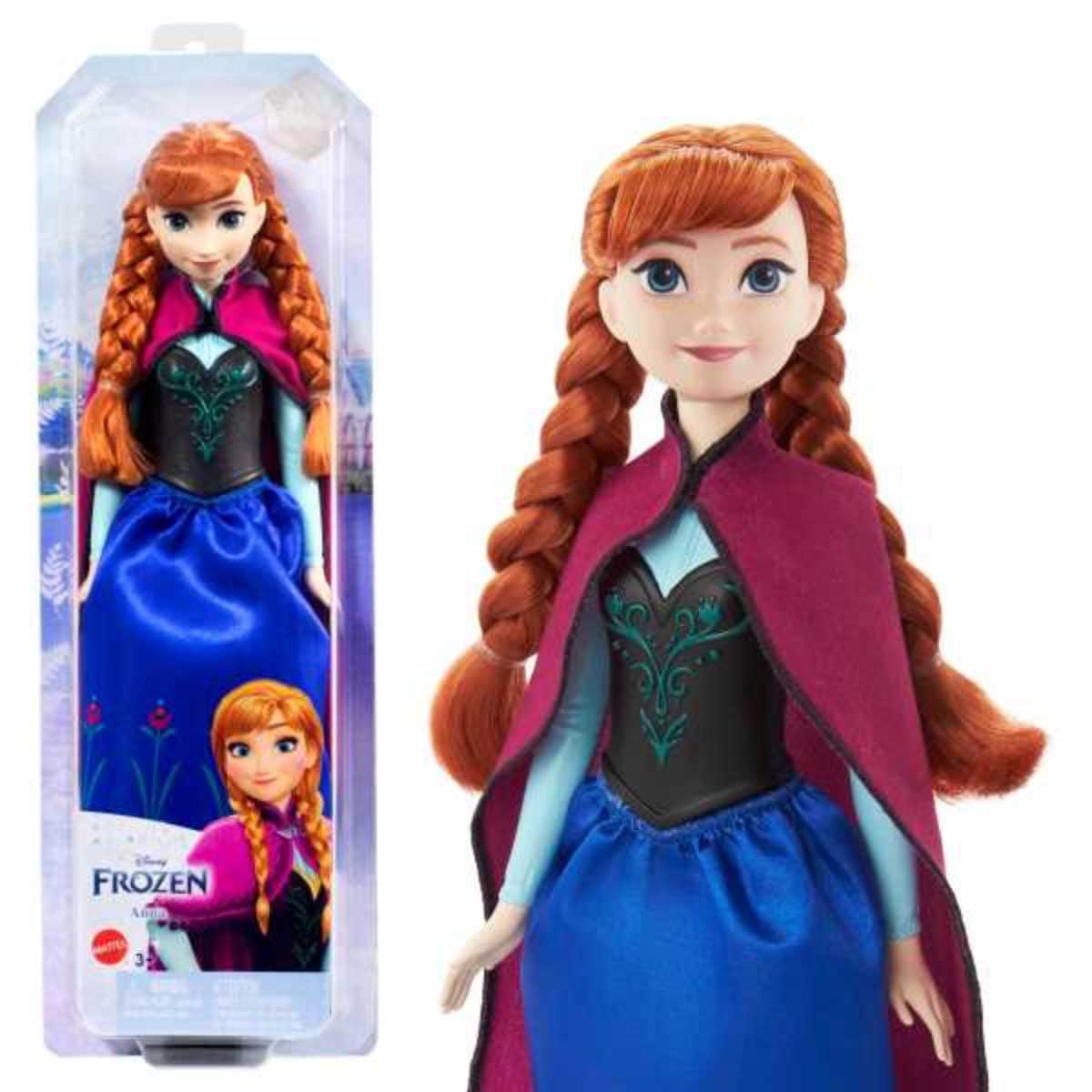 Disney Frozen Anna Core Fashion Doll Girls, 3-4 Years