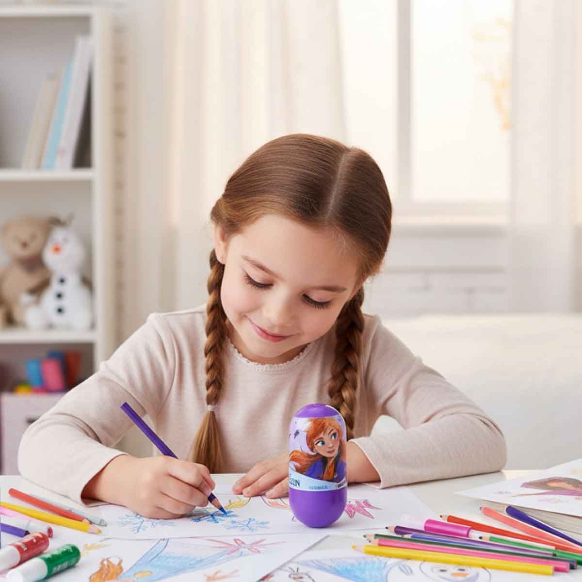 ديزني فروزن آنا قلم رسم متأرجح للأطفال بعمر 3-4 سنوات