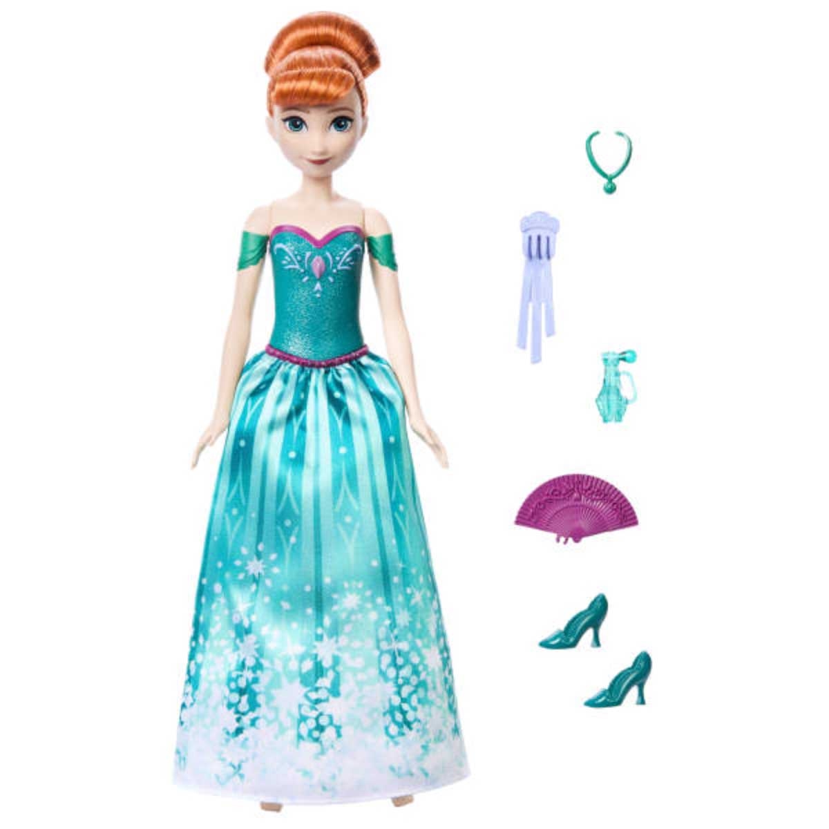 Disney Frozen Spin & Reveal Anna Fashion Doll Girls, 3-4 Years