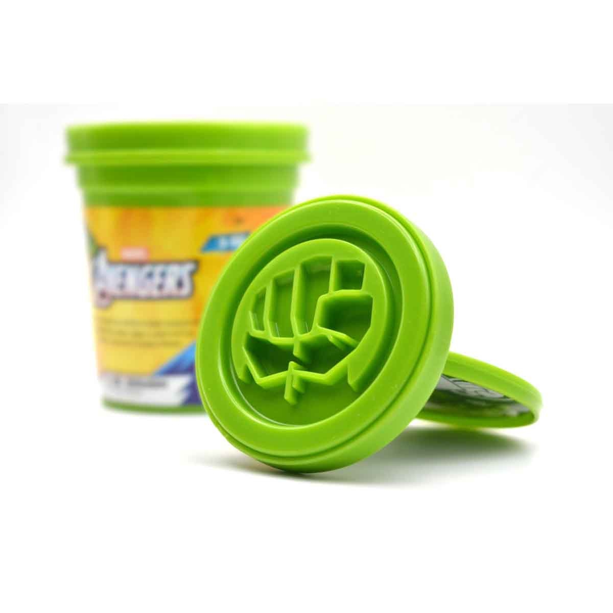 Marvel Avengers Hulk 3 oz. Dough with Figure Stamper Unisex, 3-4 Years