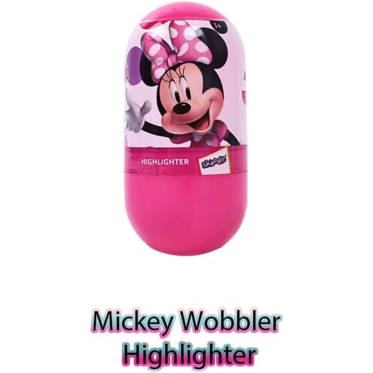 Disney Junior Minnie Wobbler Highlighter with Backer Card Unisex, 3-4 Years