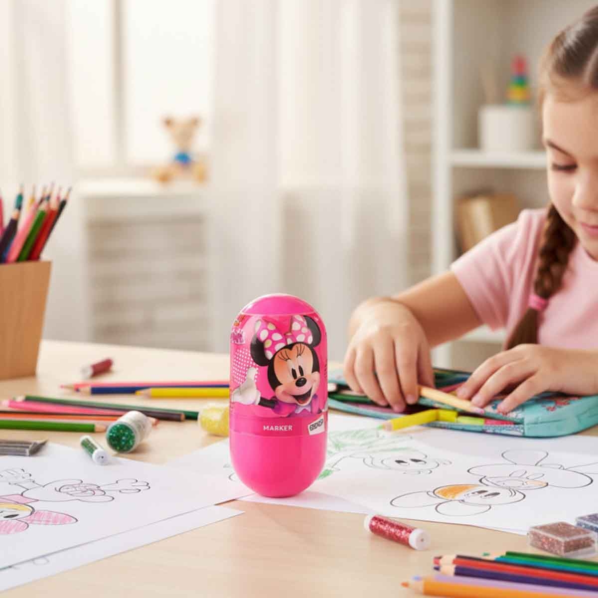 ديزني جونيور قلم رسم متأرجح للأطفال بعمر 3-4 سنوات