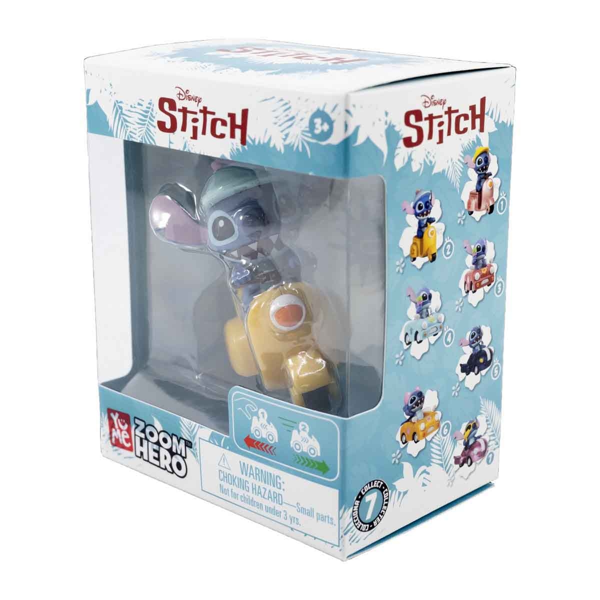 Disney Stitch 2" Zoom Hero Assorted Pullback Unisex, 3-4 Years