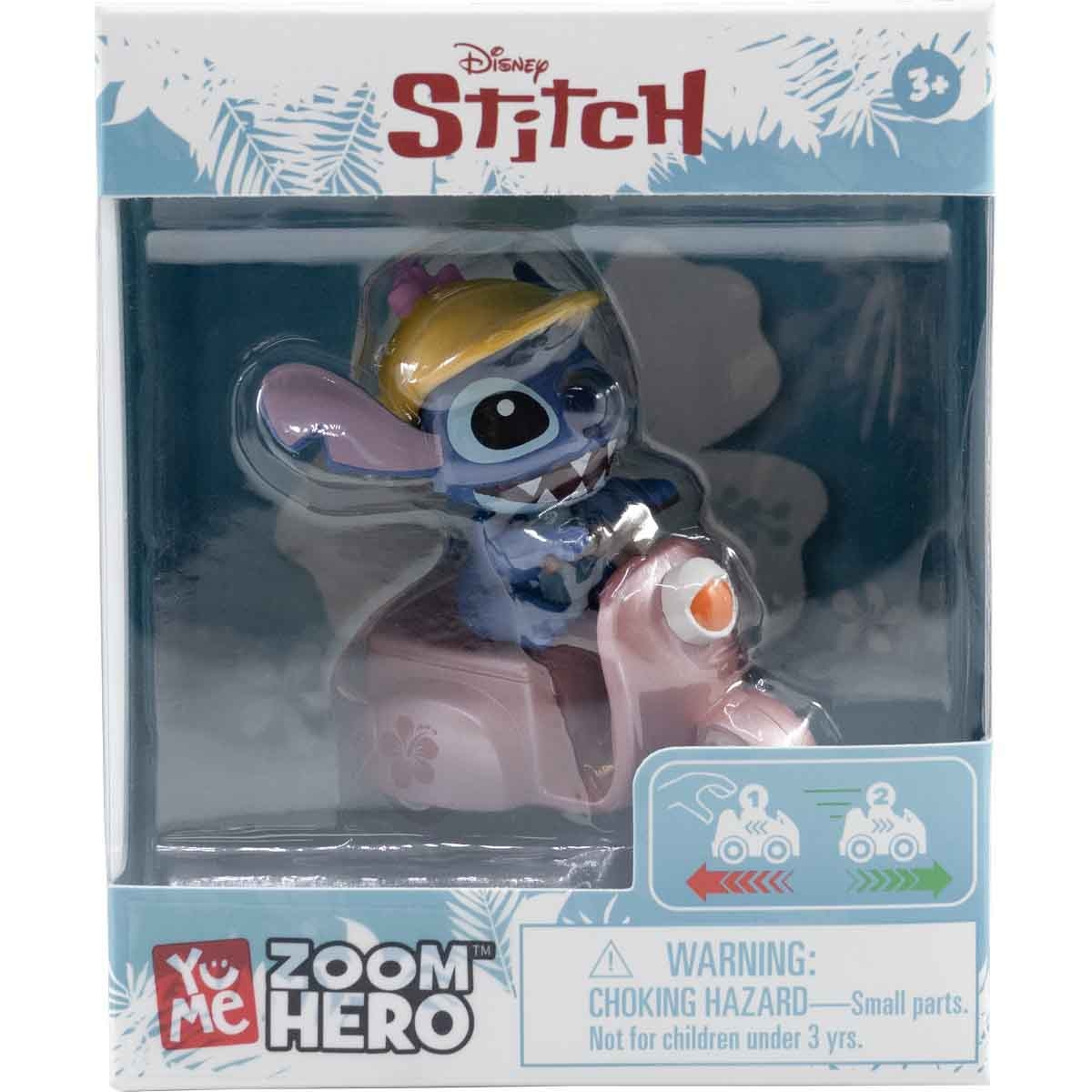 Disney Stitch 2" Zoom Hero Assorted Pullback Unisex, 3-4 Years