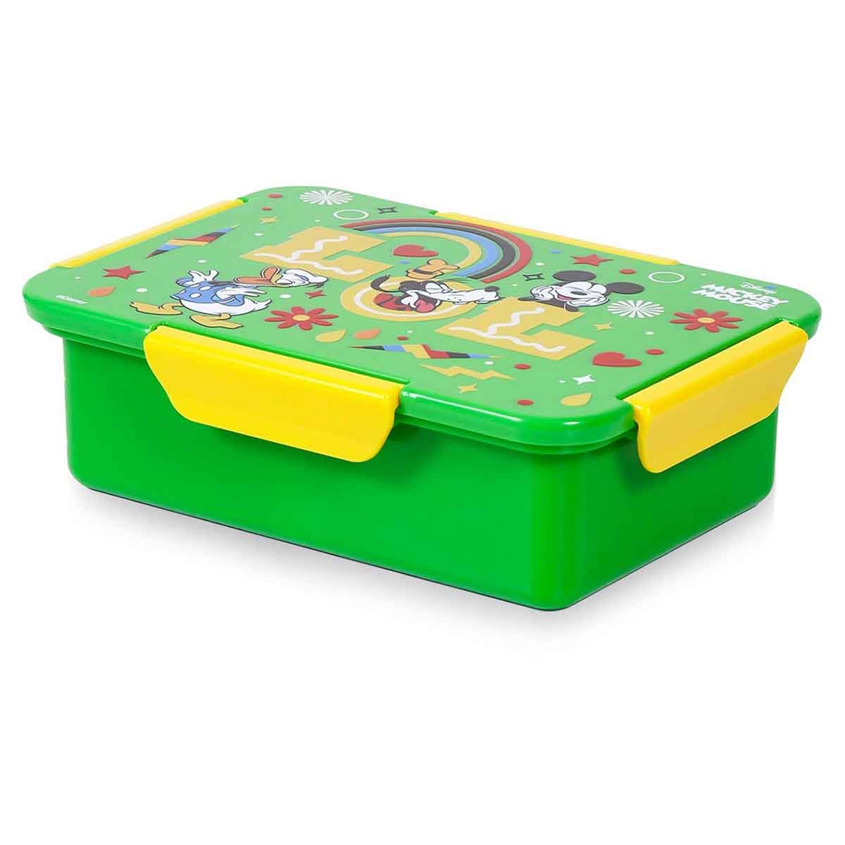 Eazy Kids Disney LOL Mickey Mouse 1/2/3/4-Compartment Convertible Bento Lunch Box