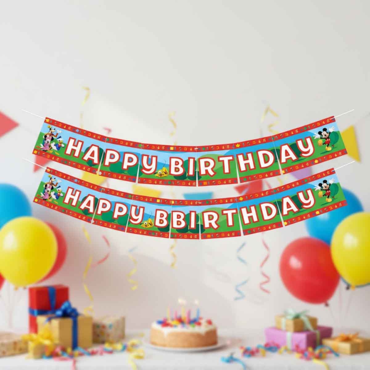 Mickey Mouse Disney Banner