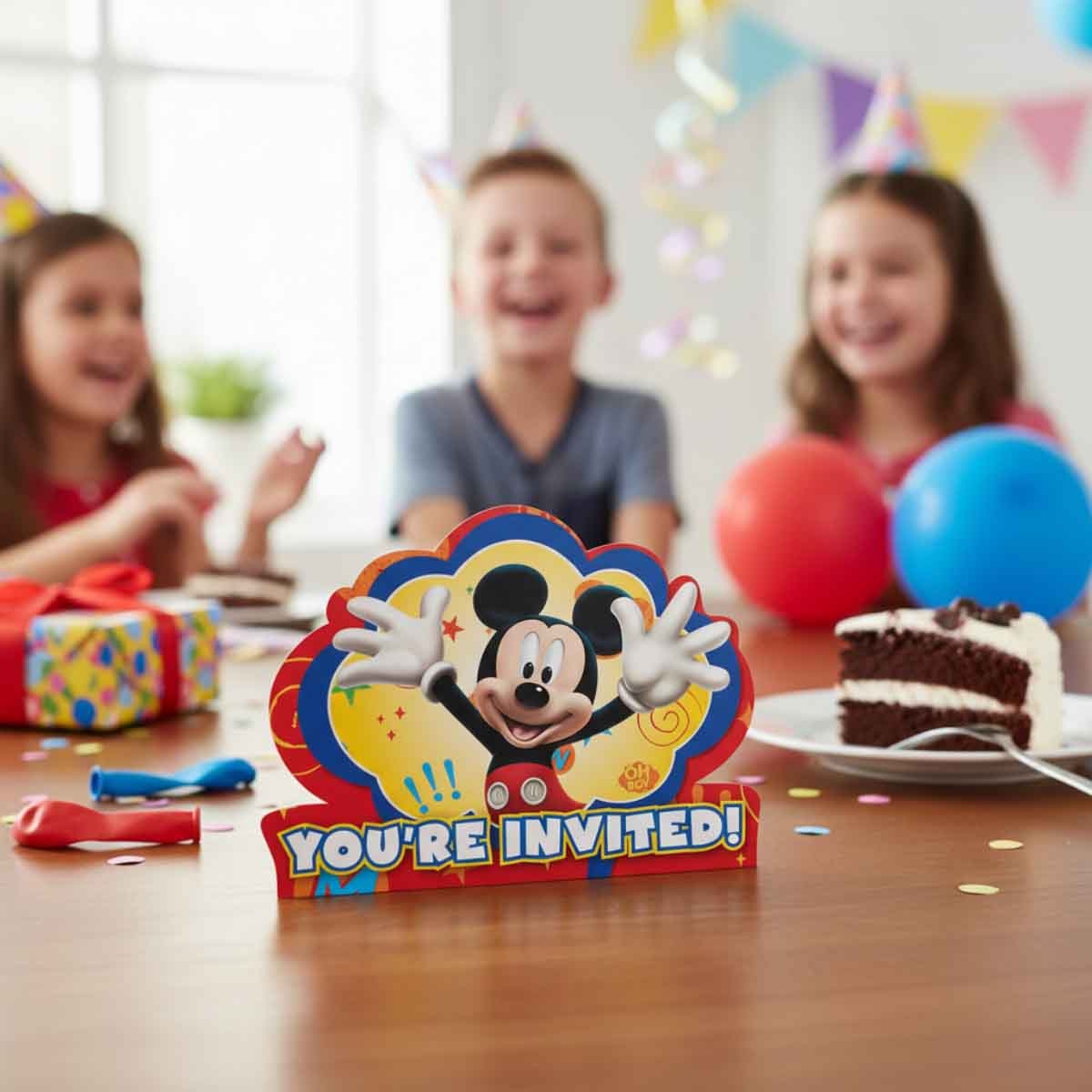 Mickey Mouse 8-Piece Disney Invitations Set