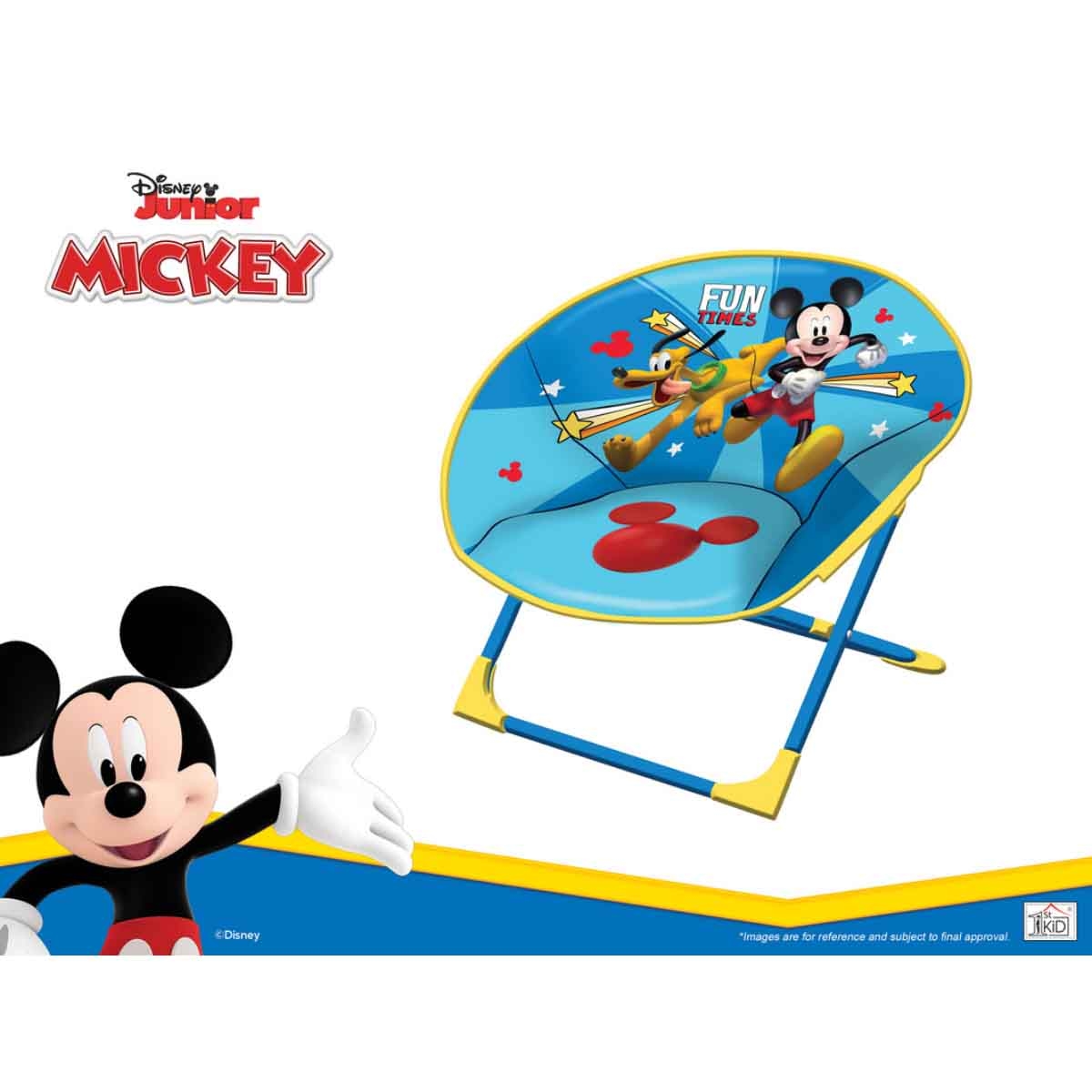 Disney Mickey Mouse Moon Chair Boys, 3-4 Years