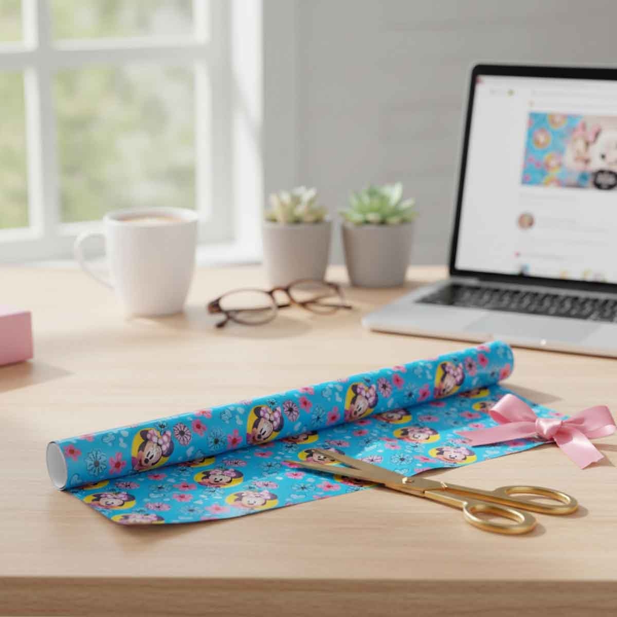 Minnie Mouse Disney Happy Helpers Gift Wrap