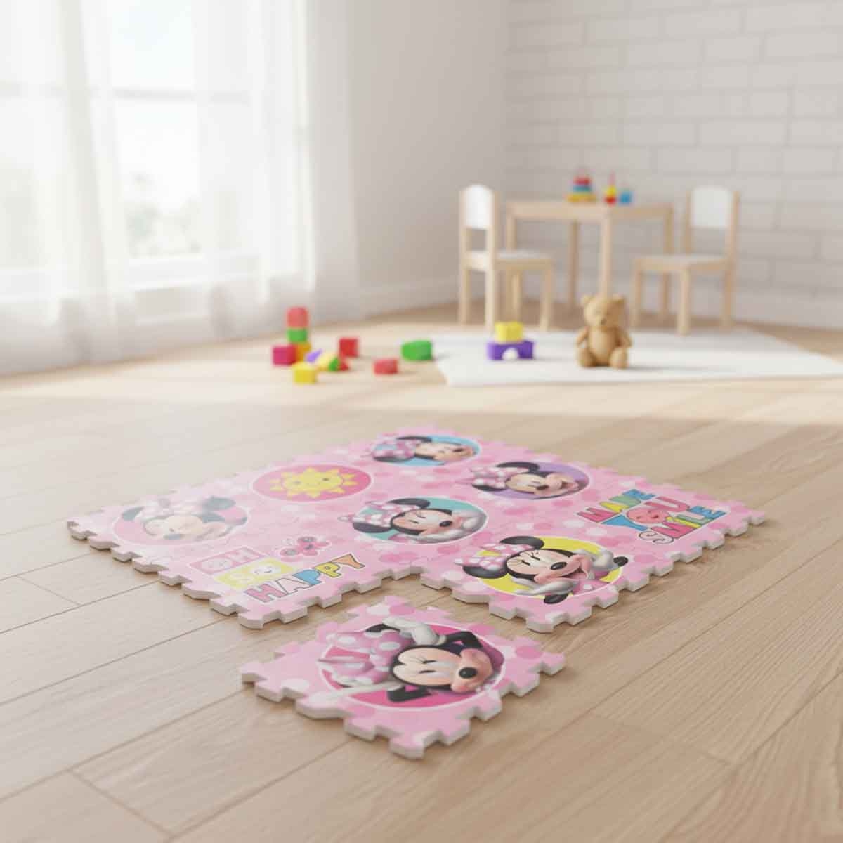 ديزني ميني ماوس حصيرة EVA مترابطة للبنات، 3-4 سنوات