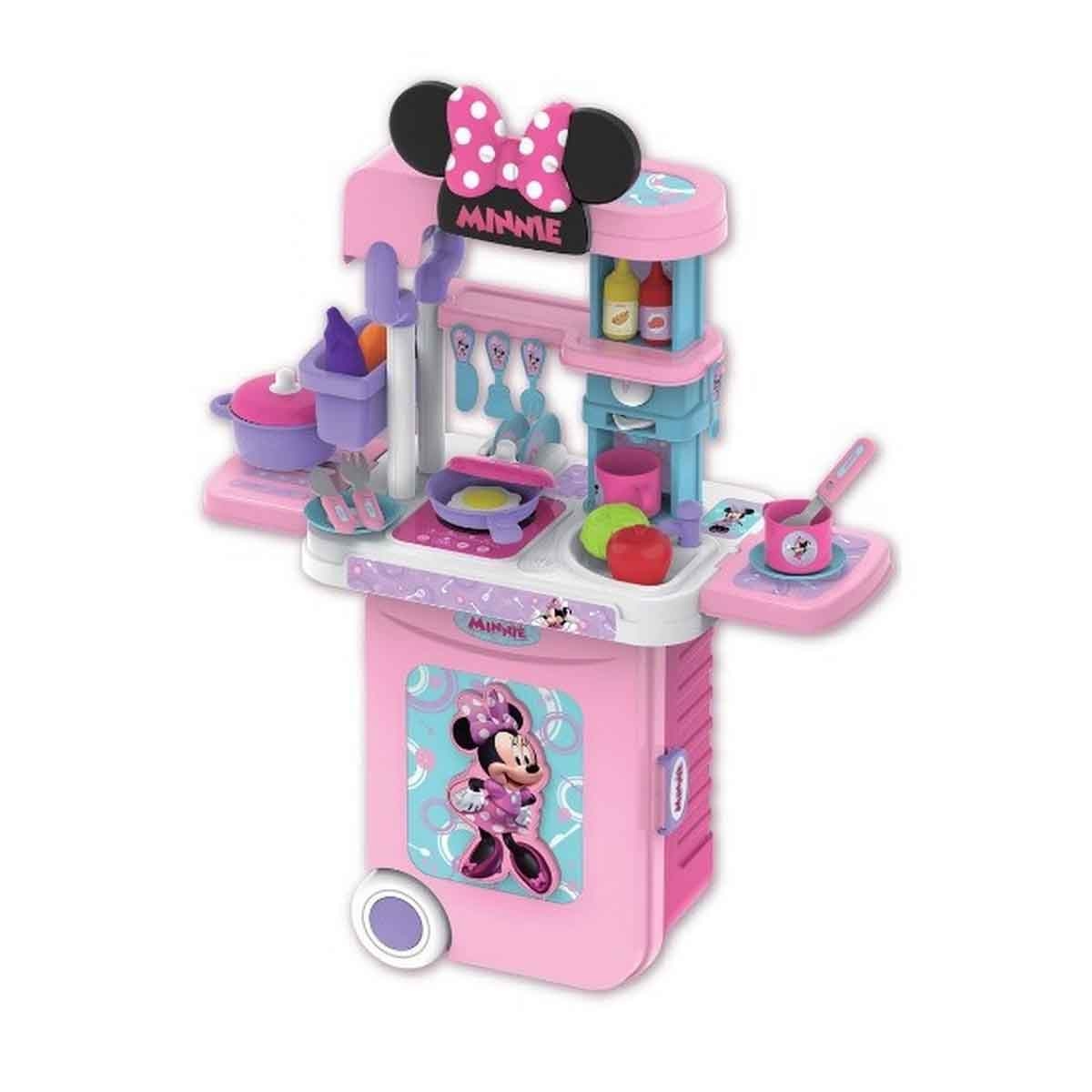 Disney Minnie Series 3-In-1 Trolley Case Kitchen Set Girls, 3-4 Years