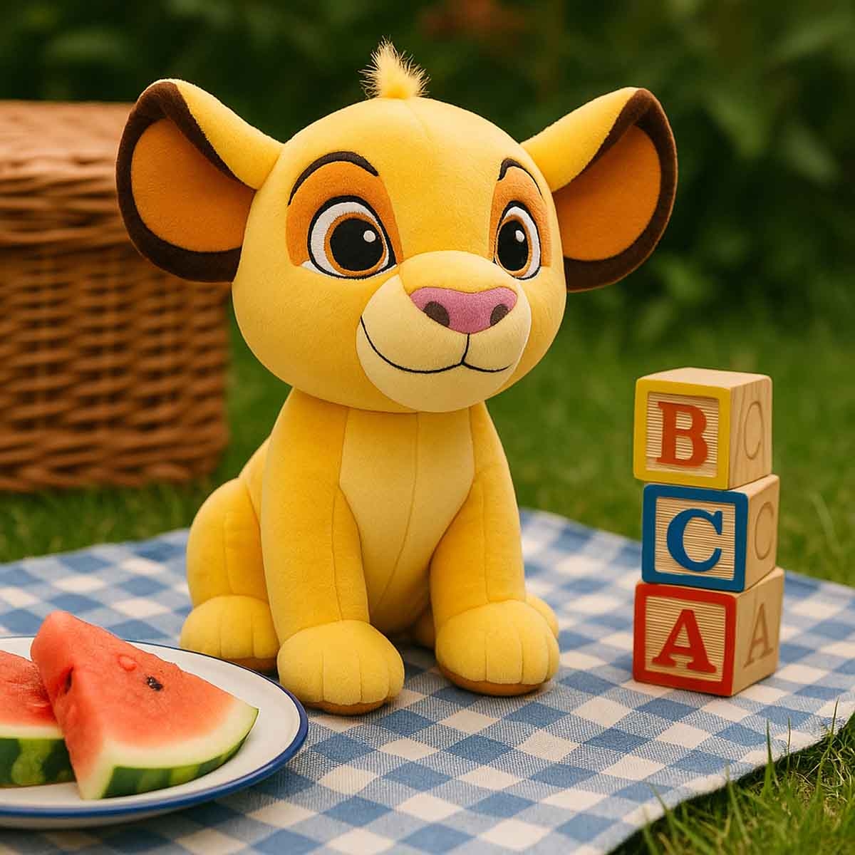 Disney Plush 12″ Animal Value Simba Plush Toy Large Unisex, 3-4 Years