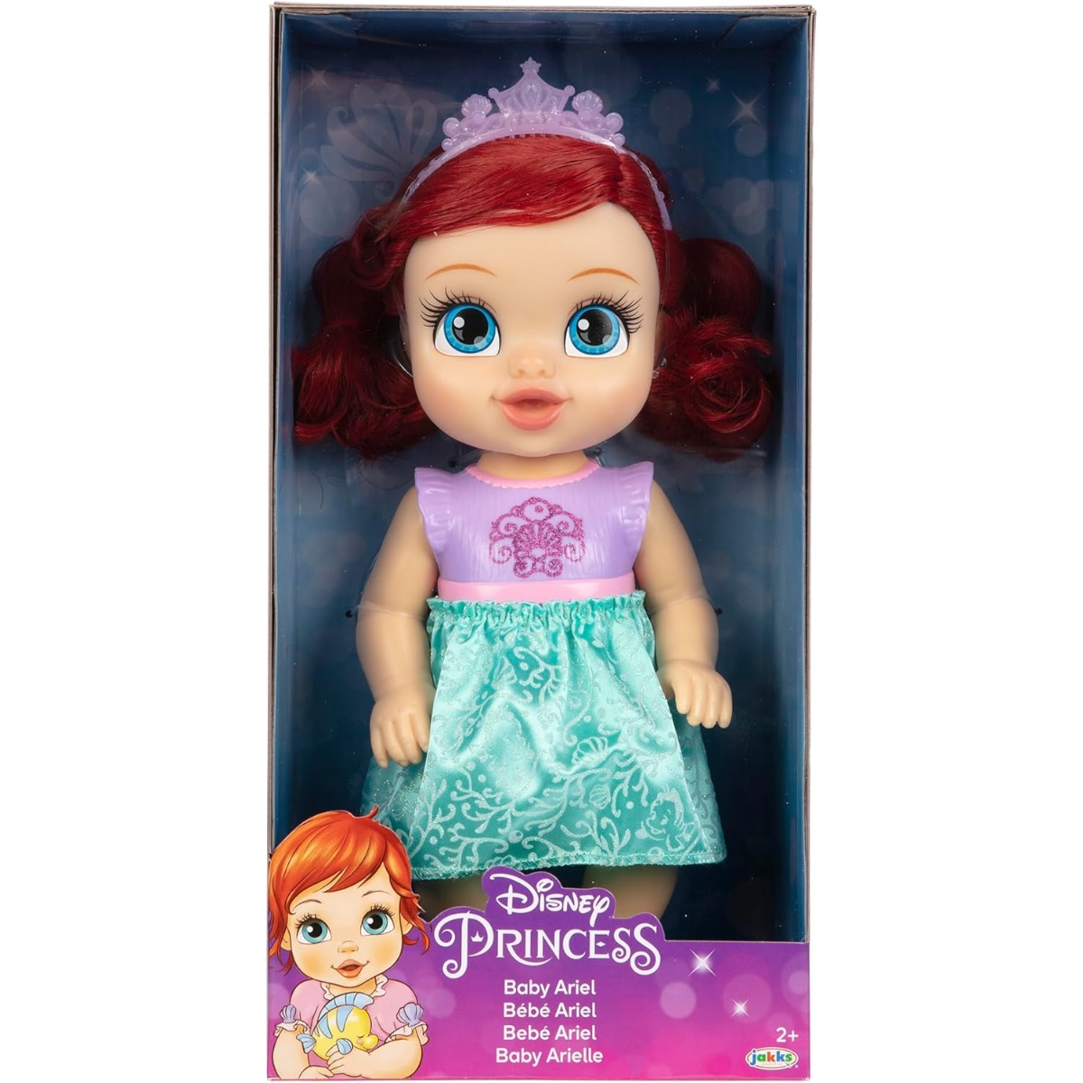 ديزني برينسس دمية بيبي منوعة 12 إنش للبنات، 3-4 سنوات