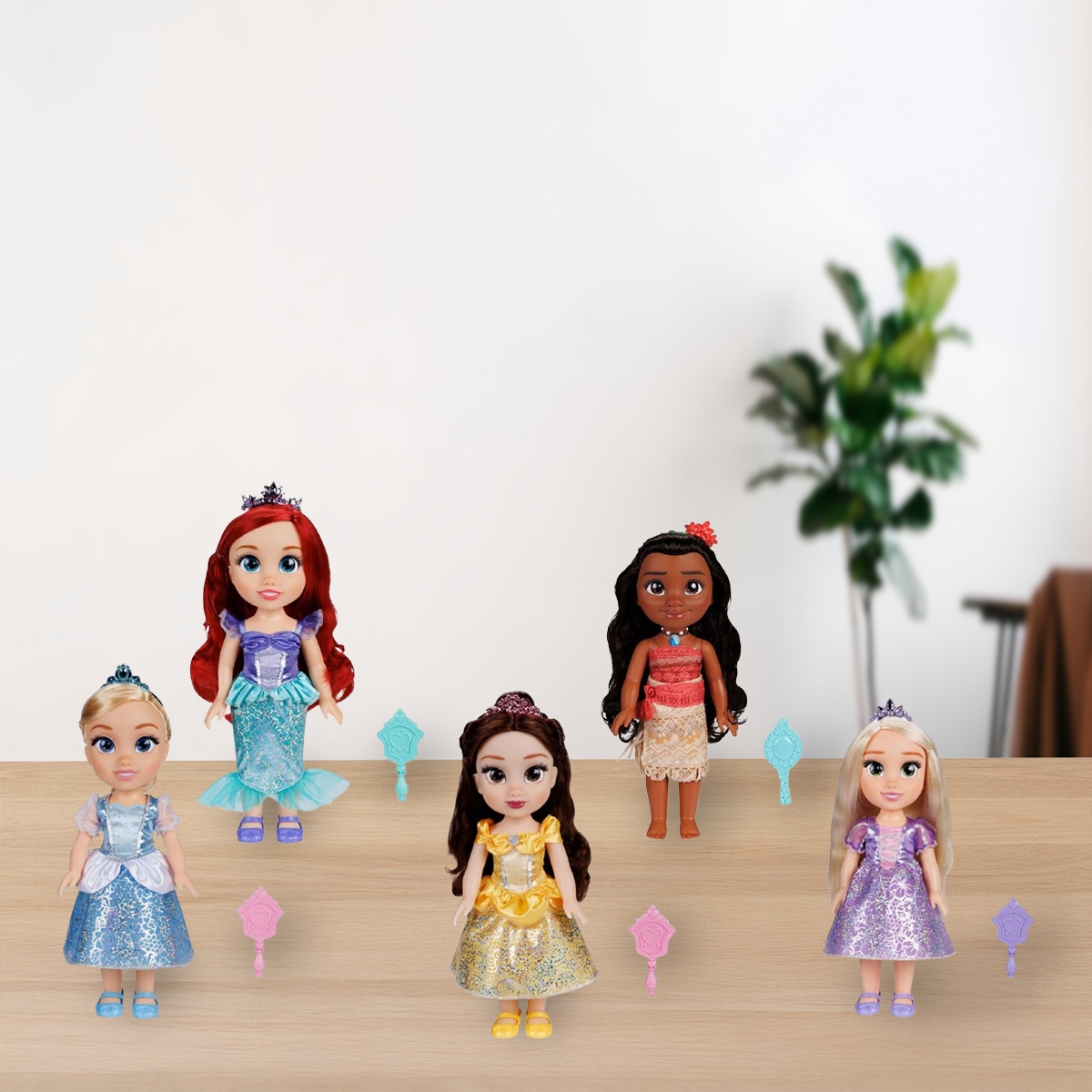 ديزني برينسس دمية أميرة أزياء كبيرة منوعة 15 إنش للبنات، 3-4 سنوات