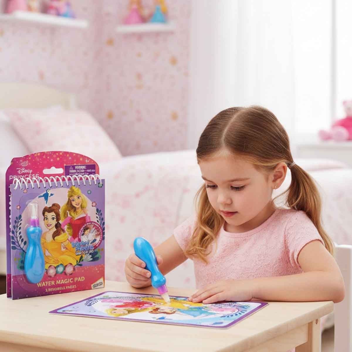 Disney Princess 3-Pages Water Magic Pad Unisex, 3-4 Years