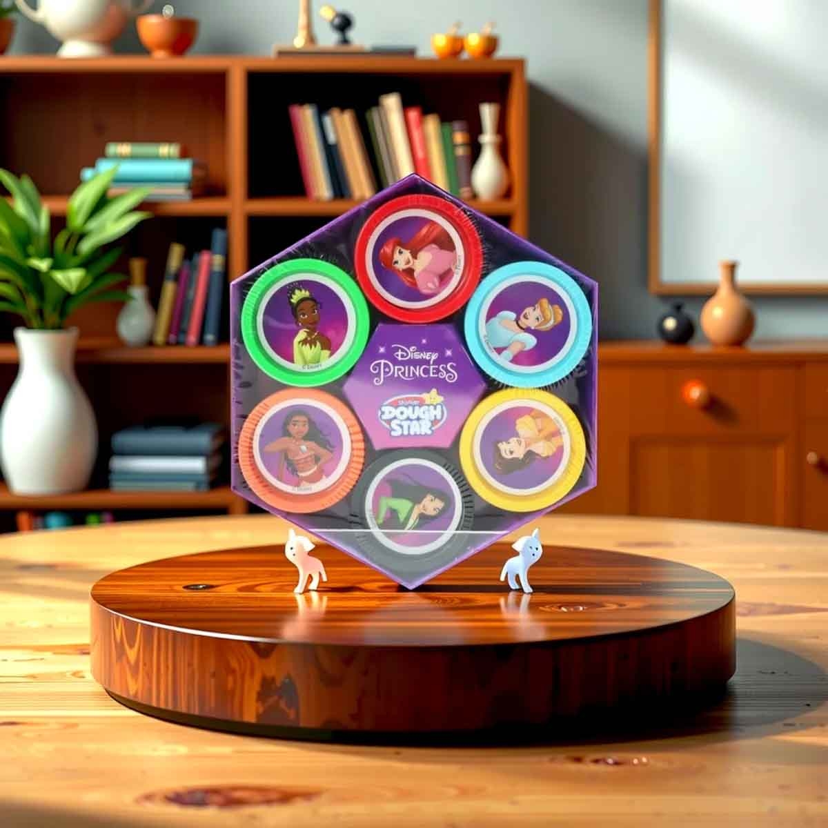 Disney Princess 6-Piece Dough Set Unisex, 3-4 Years