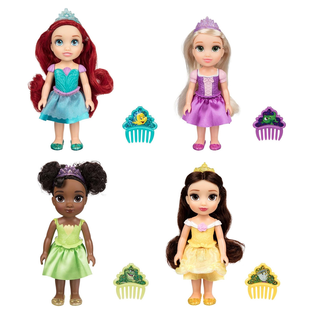Disney Princess 6" Assorted Petite Baby Doll with Comb Girls, 3-4 Years