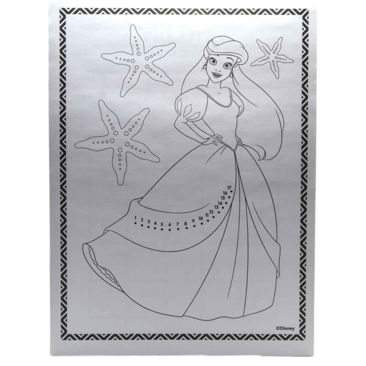 Disney Princess Activity Fun Pad with Stackable Crayon Unisex, 3-4 Years