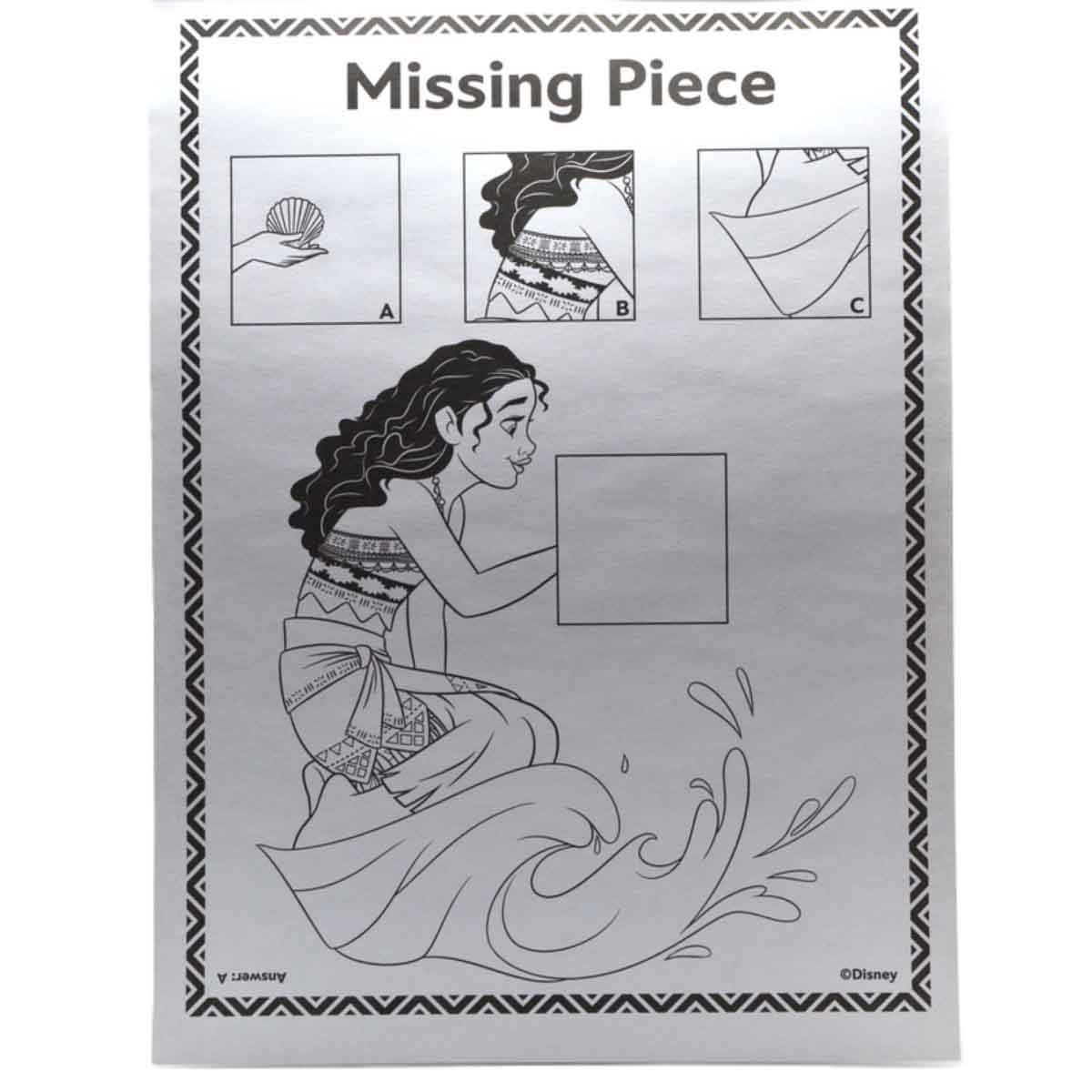 Disney Princess Activity Fun Pad with Stackable Crayon Unisex, 3-4 Years