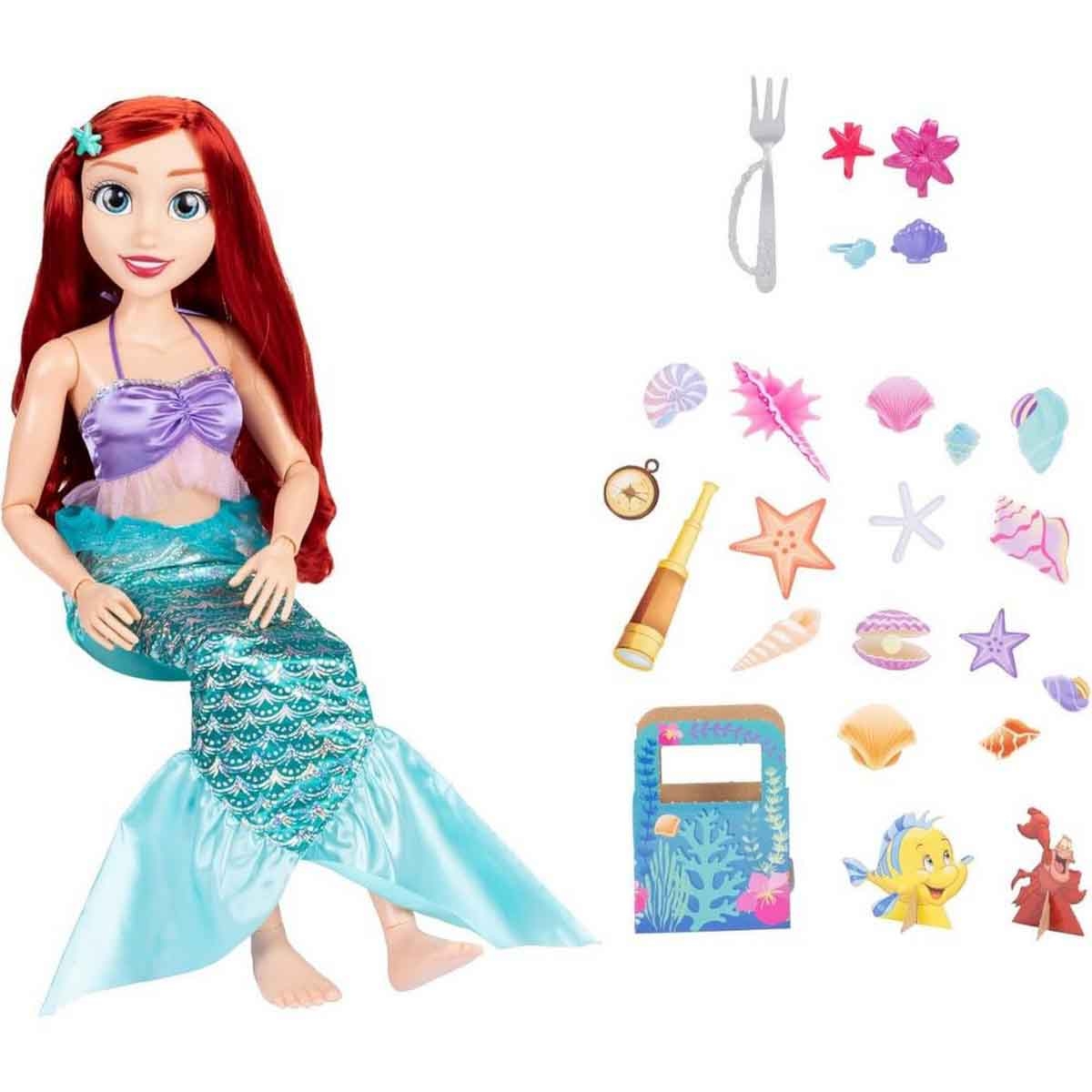 Disney Princess 32" Ariel Playdate Doll with Accessories Girls, 3-4 Years