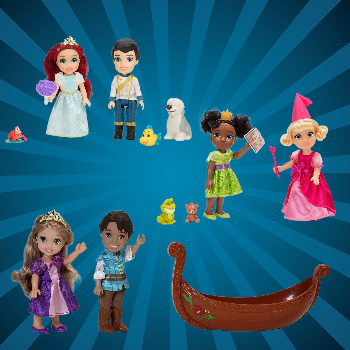 ديزني برينسس طقم هدايا صغير منوع للبنات، 3-4 سنوات