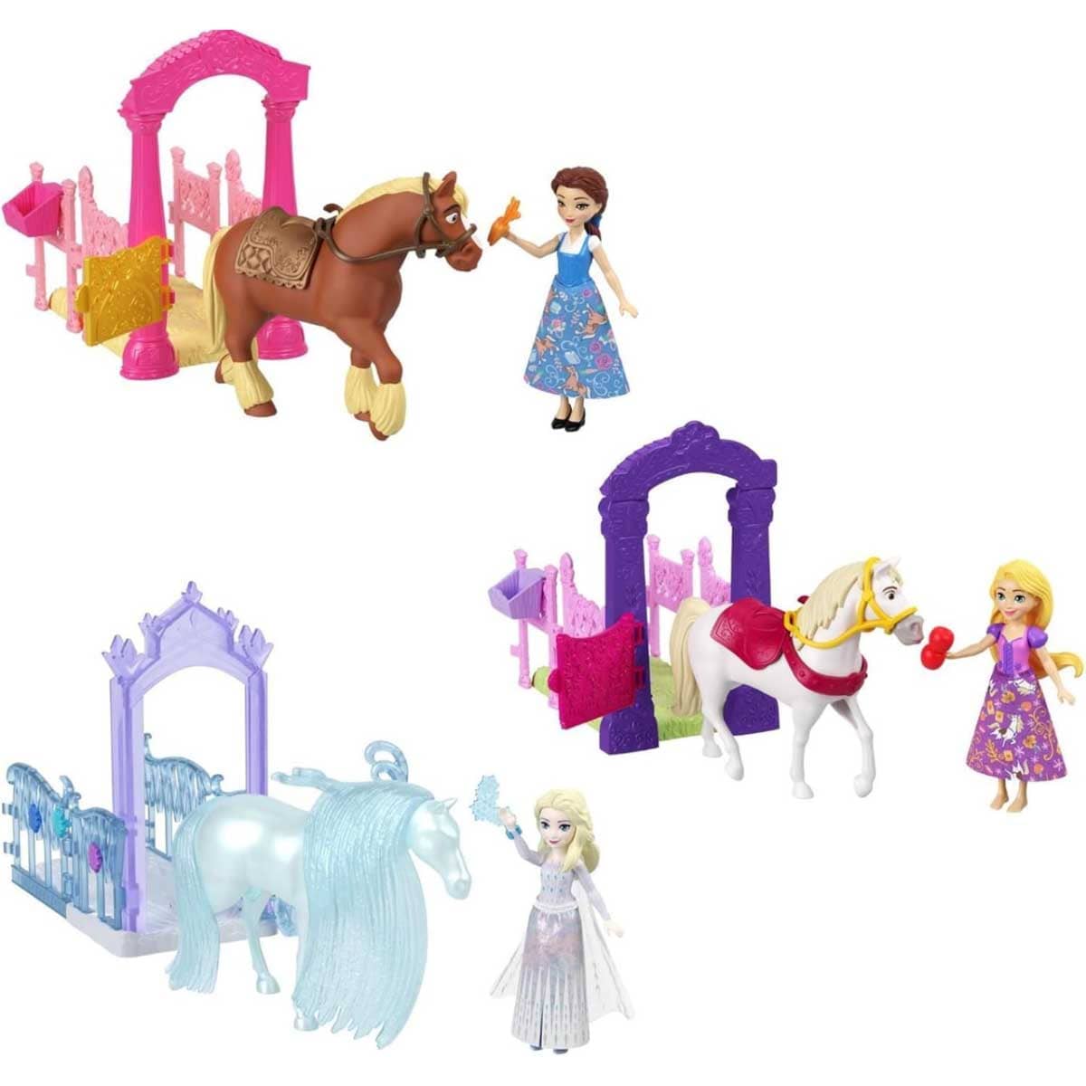 Disney Princess Assorted Royal Stables Small Doll Playset Girls, 3-4 Years