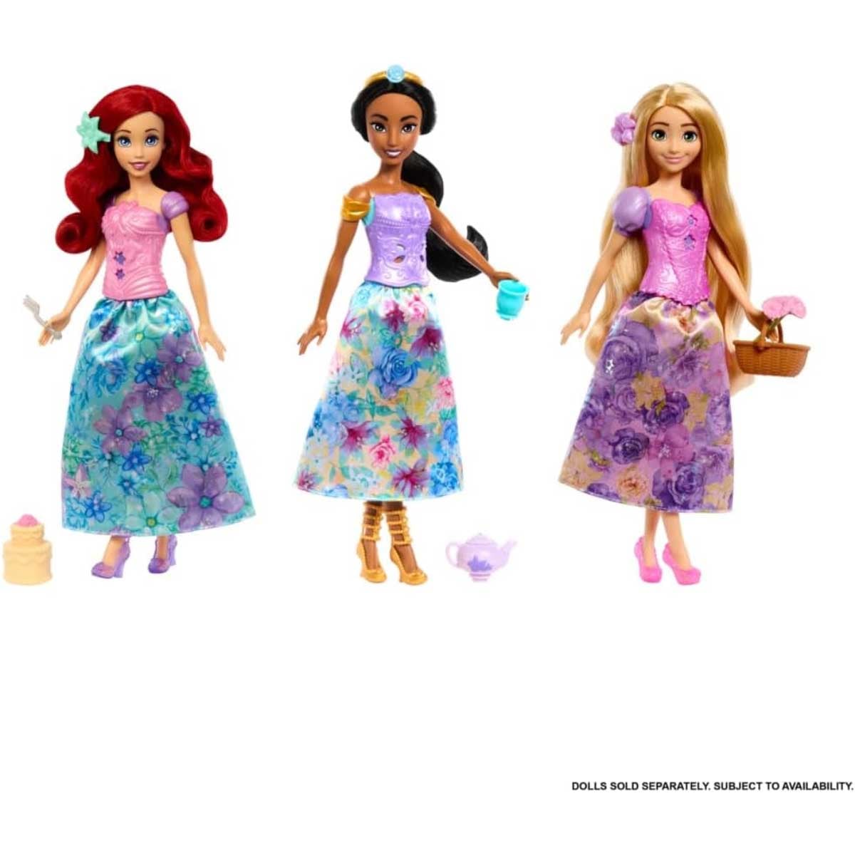 ديزني برنسيس دمية أزياء سبين آند ريفيل متنوعة للبنات، 3-4 سنوات