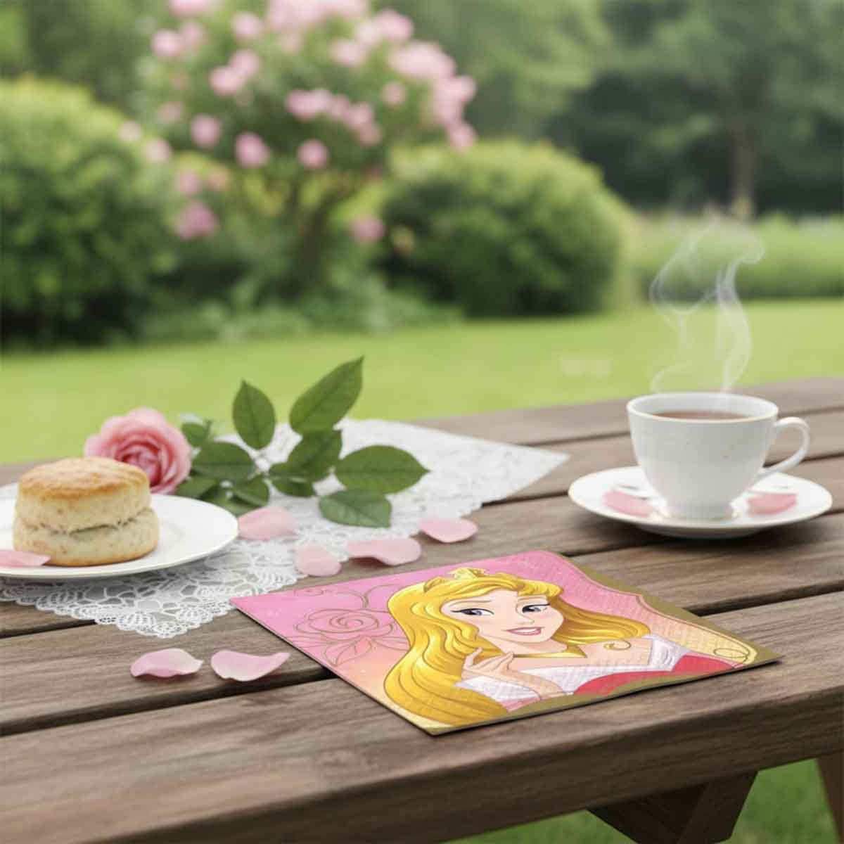 Disney Princess 16-Piece Aurora Lunch Napkin Set