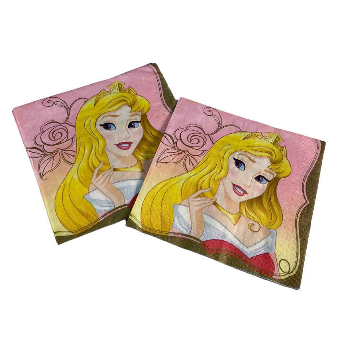 Disney Princess 16-Piece Aurora Lunch Napkin Set