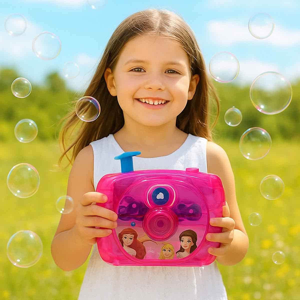 Disney Princess Bubble Machine with Bubble Solution Unisex, 3-4 Years