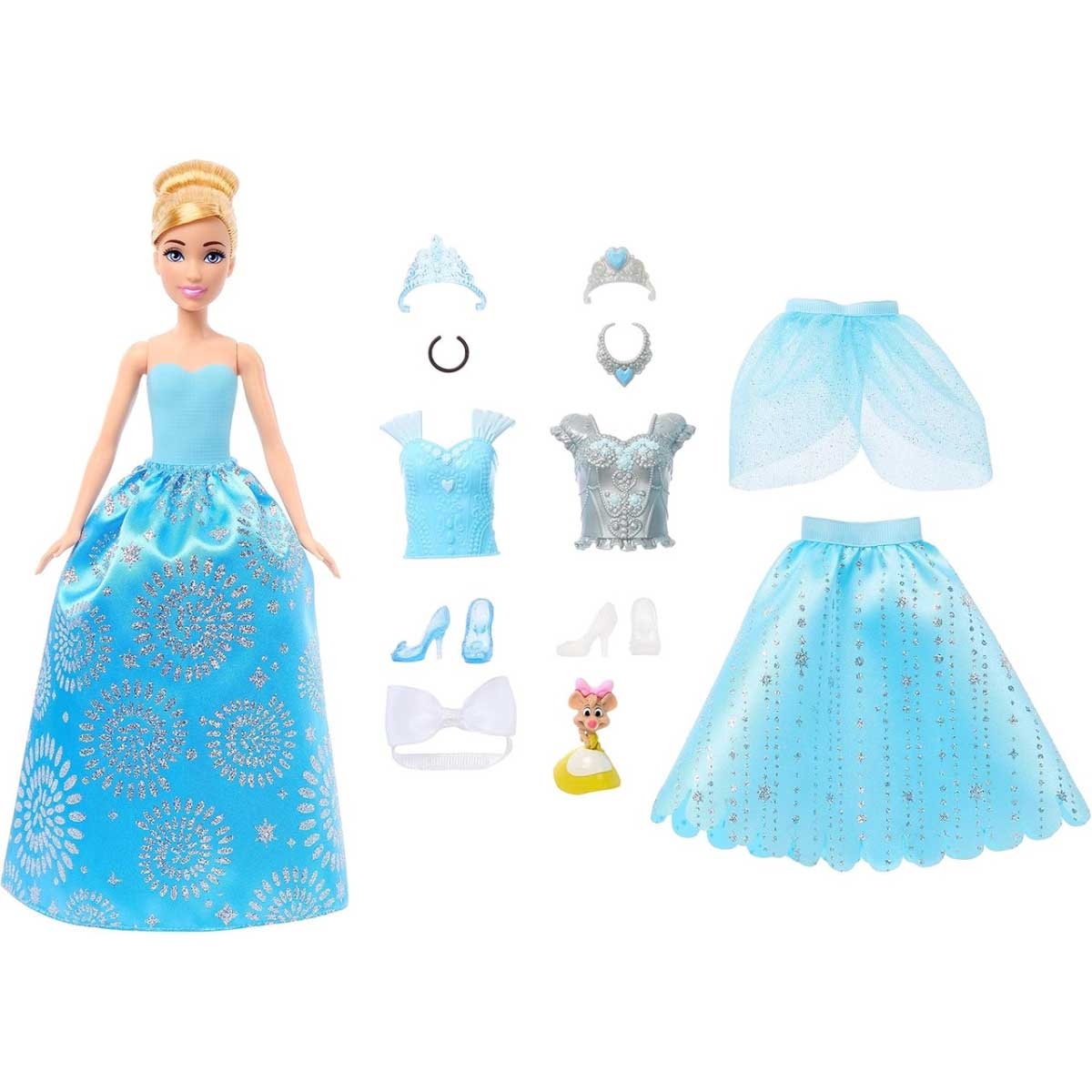 Disney Princess Cinderella Doll & Fashion Surprise Playset Girls, 3-4 Years