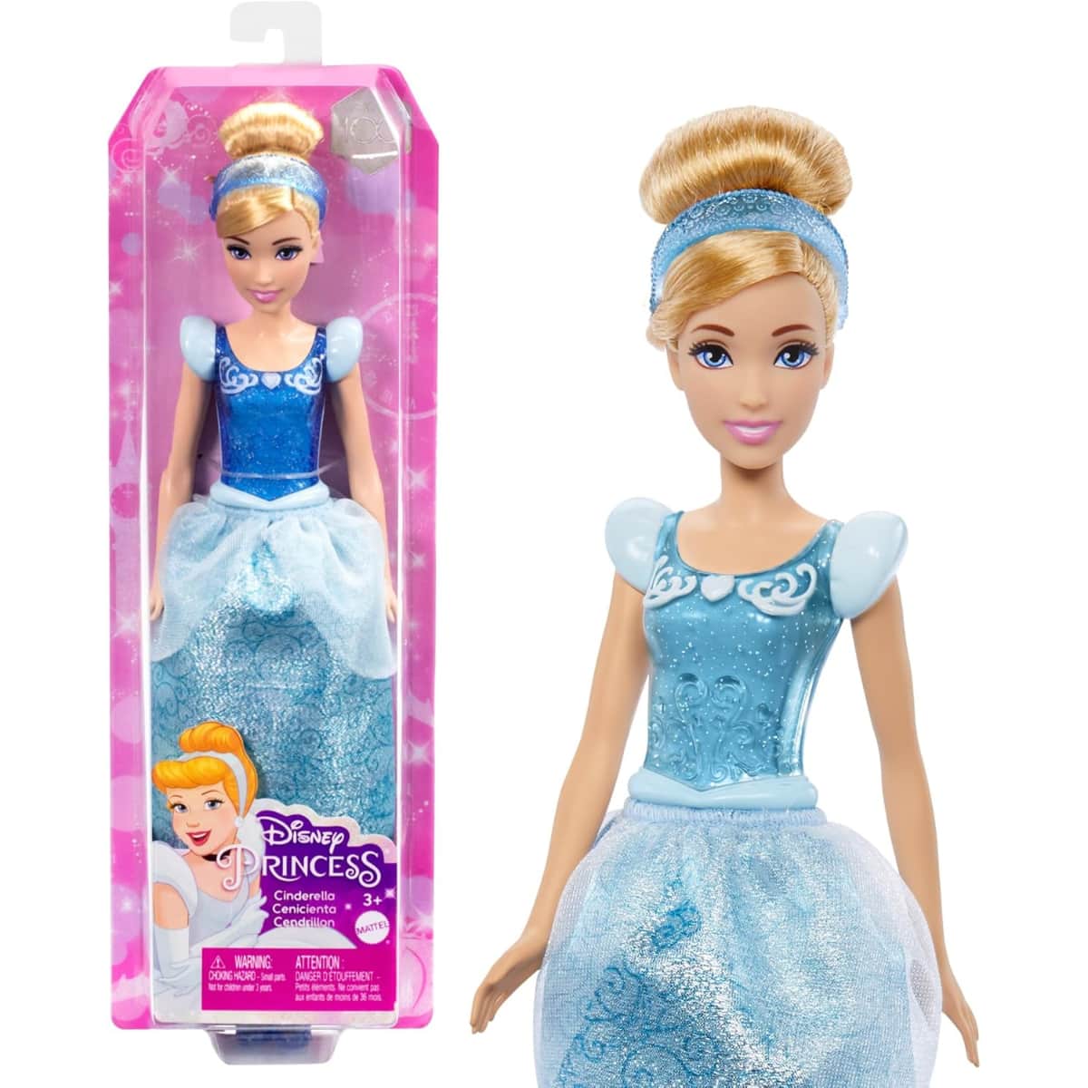 Disney Princess Cinderella Fashion Doll Girls, 3-4 Years