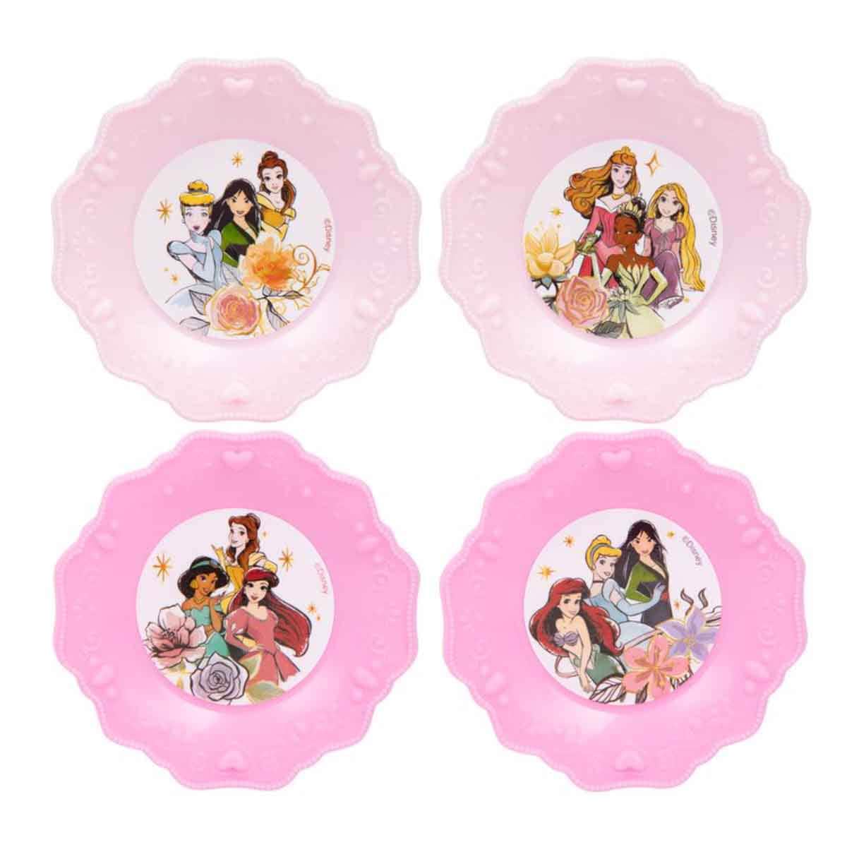 Disney Princess 16-Piece Dinnerware Set Girls, 3-4 Years