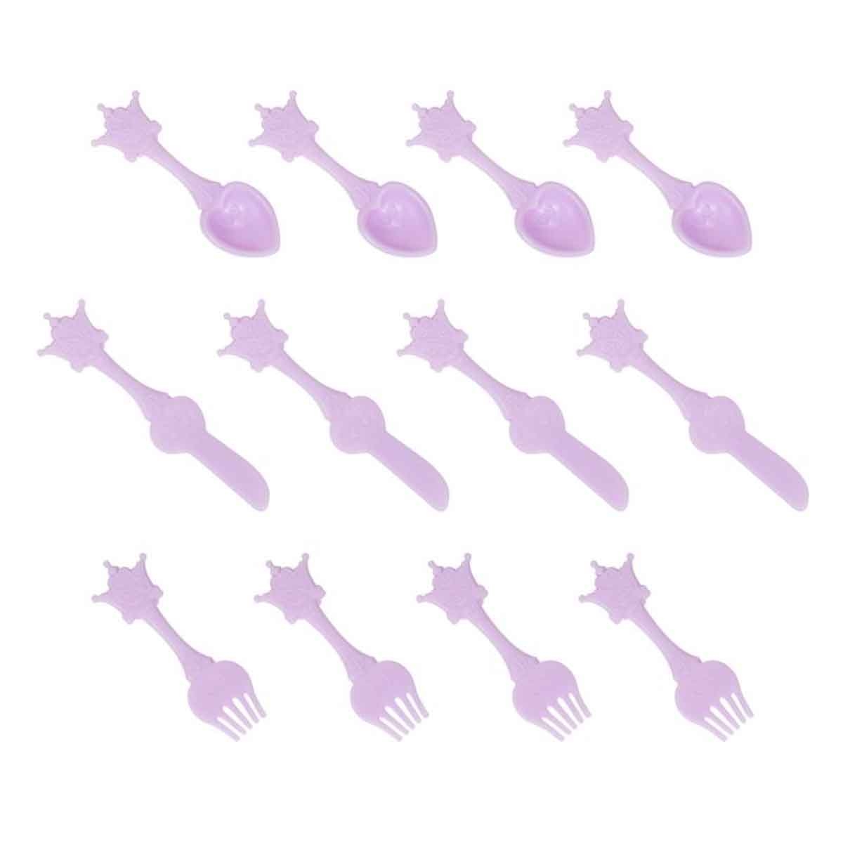 ديزني برنسيس طقم أدوات مائدة 16 قطعة للبنات، 3-4 سنوات