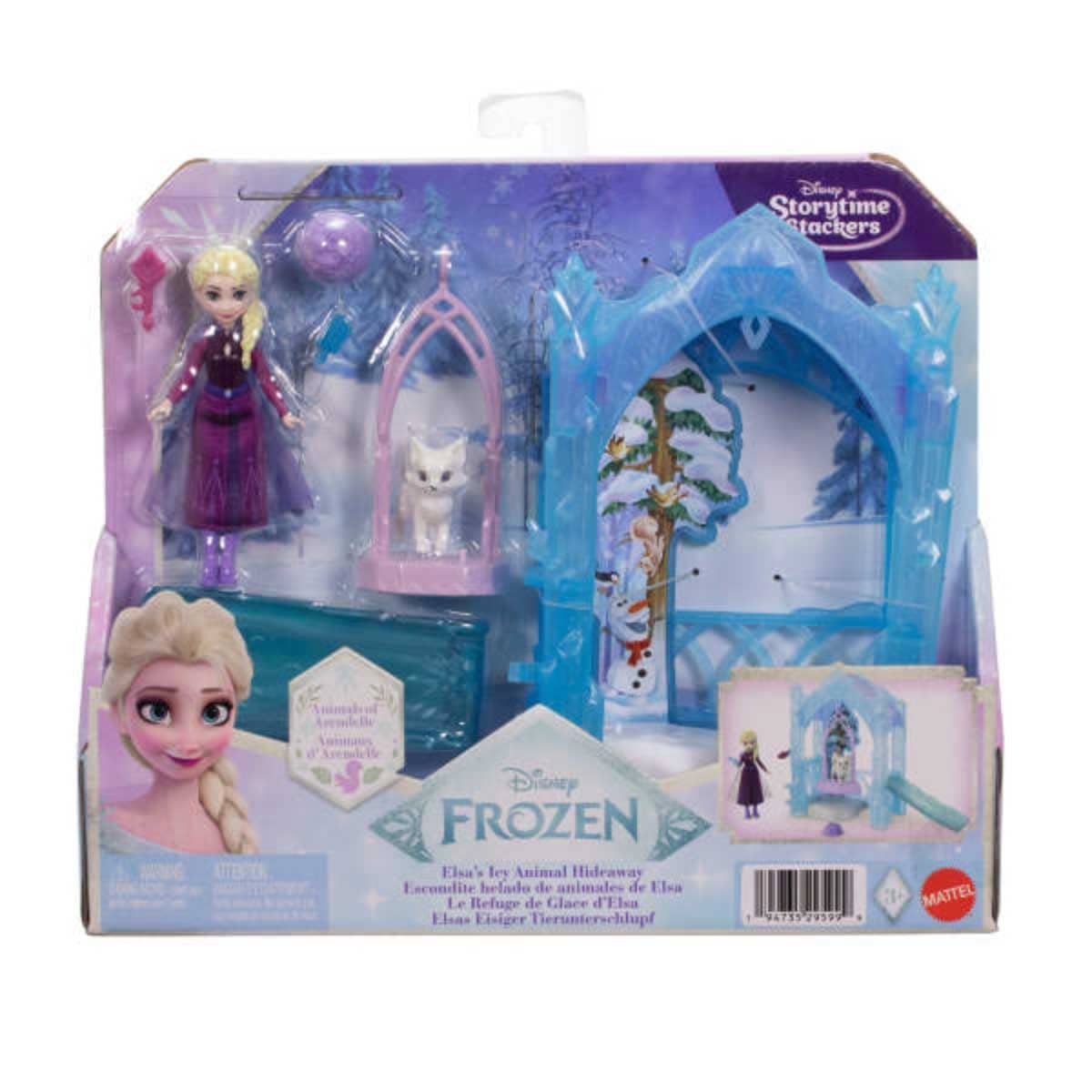 Disney Princess Elsa Icy Hideaway Small Doll Playset Girls, 3-4 Years