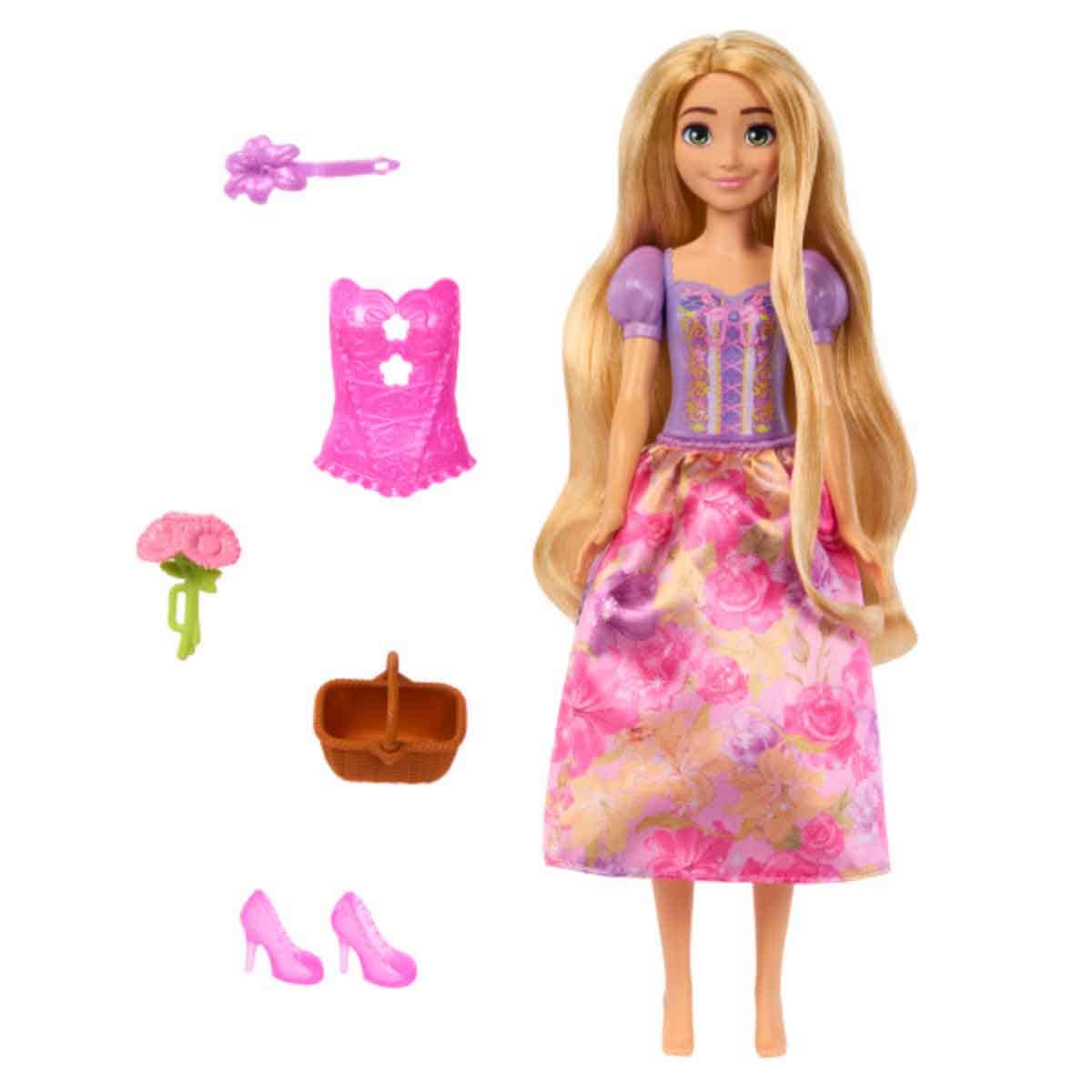 Disney Princess Wave-1 Spin & Reveal Rapunzel Fashion Doll Girls, 3-4 Years