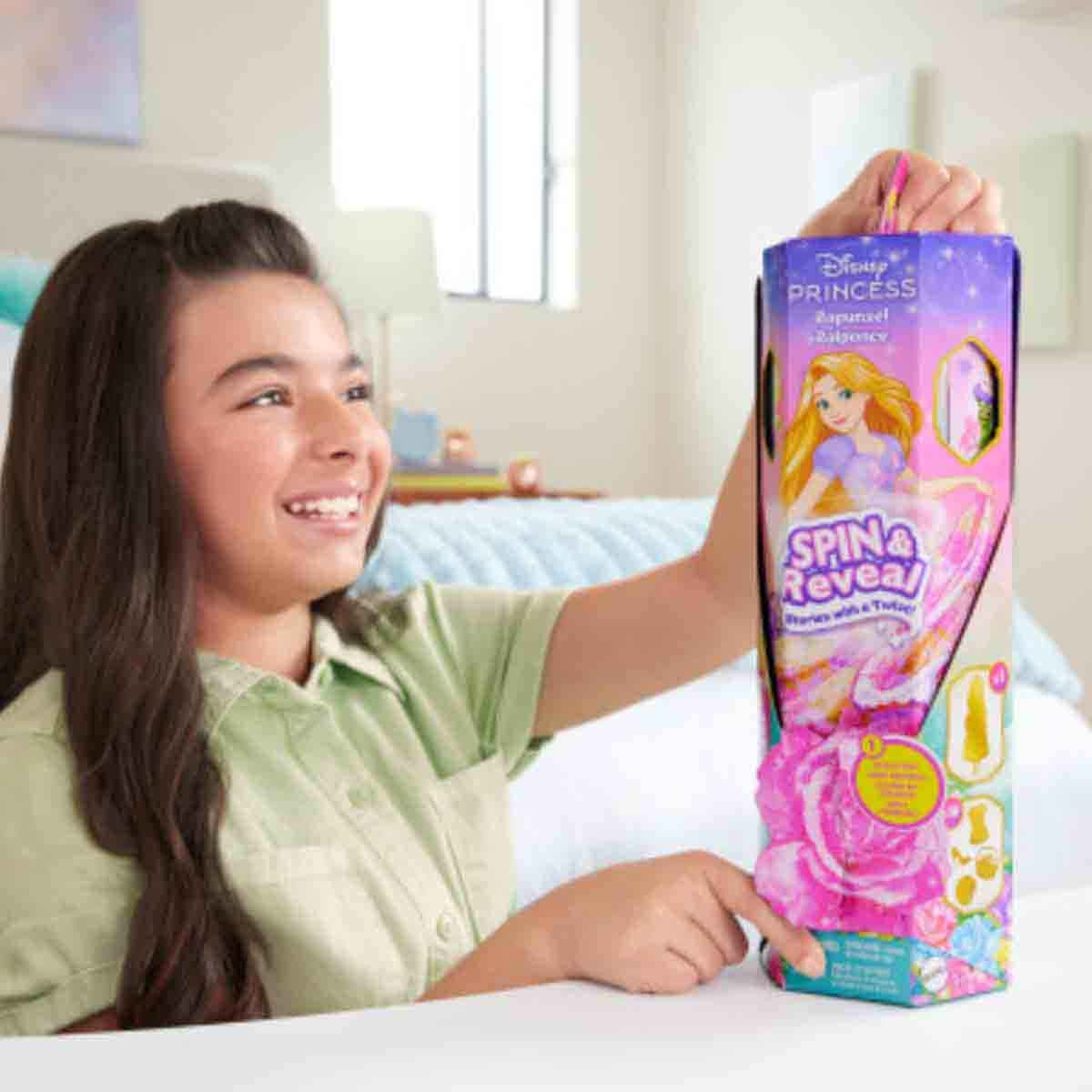 Disney Princess Wave-1 Spin & Reveal Rapunzel Fashion Doll Girls, 3-4 Years