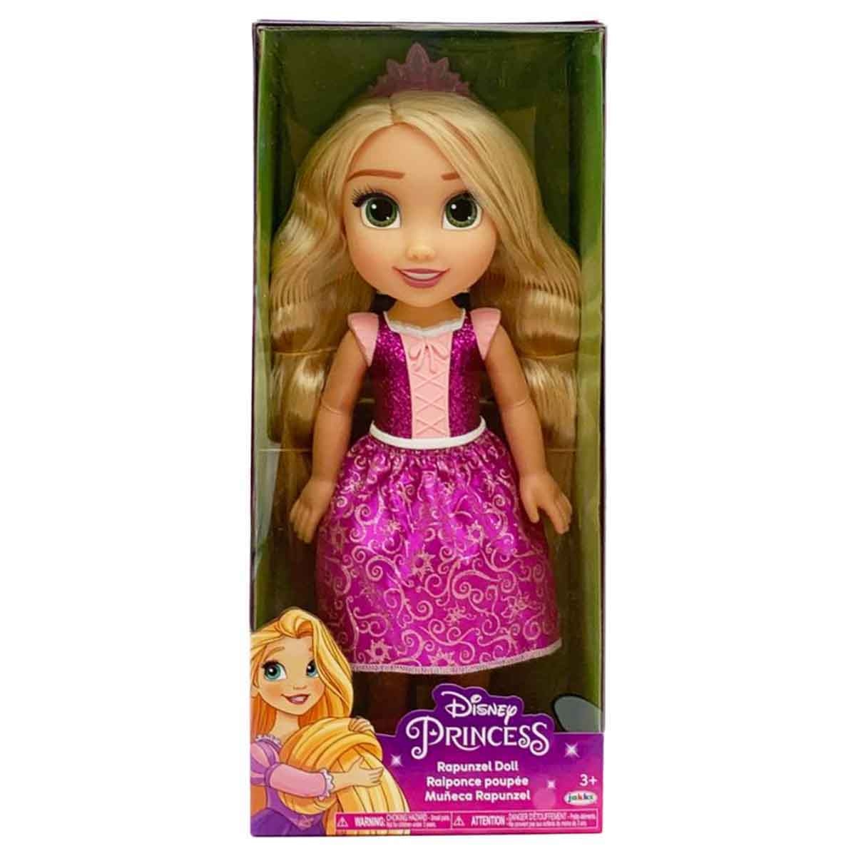 ديزني برنسيس دمية 15 إنش بتصميم صلب منوع للبنات، 3-4 سنوات